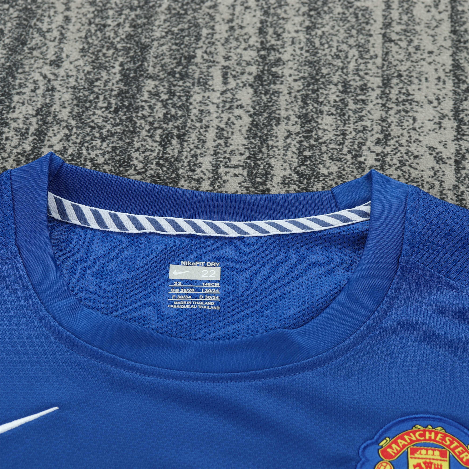 AlphaJersey-Retro Manchester United 2008-09 Third Long Sleeves Kids Kit