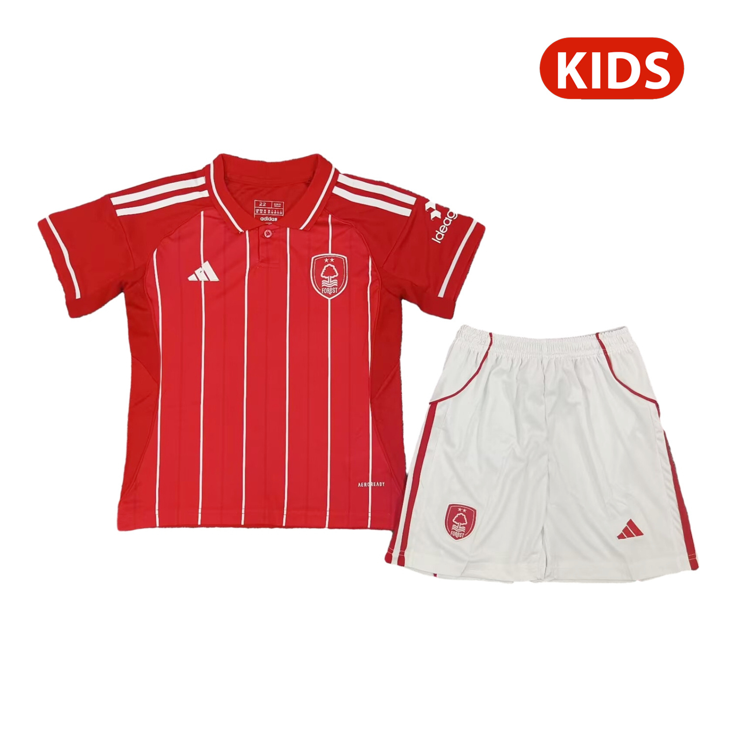 AlphaJersey-Nottingham Forest 25-26 Home Kids Kit