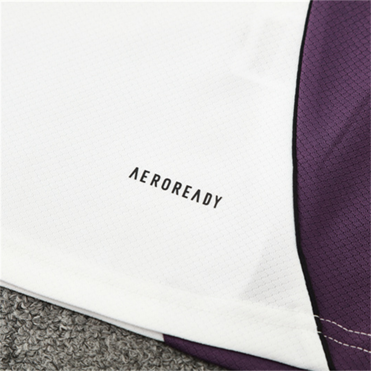 AlphaJersey-Manchester United 25-26 Kids Short-Sleeve Training Set - White Purple Top & Black Shorts