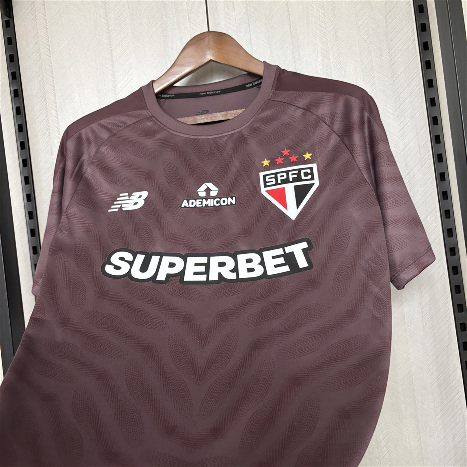 AJ-AlphaJersey-Sao Paulo 26-27 Burgundy Goalkeeper Jersey - Fans Version