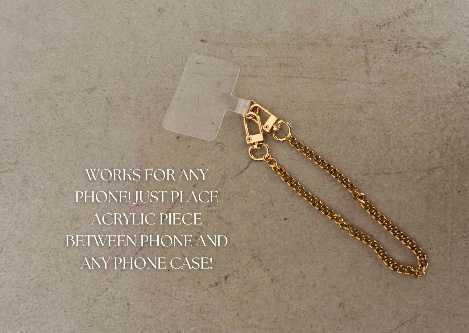 Gold Chain Phone Wristlet | Elegant Women's Fashion by coolavocek