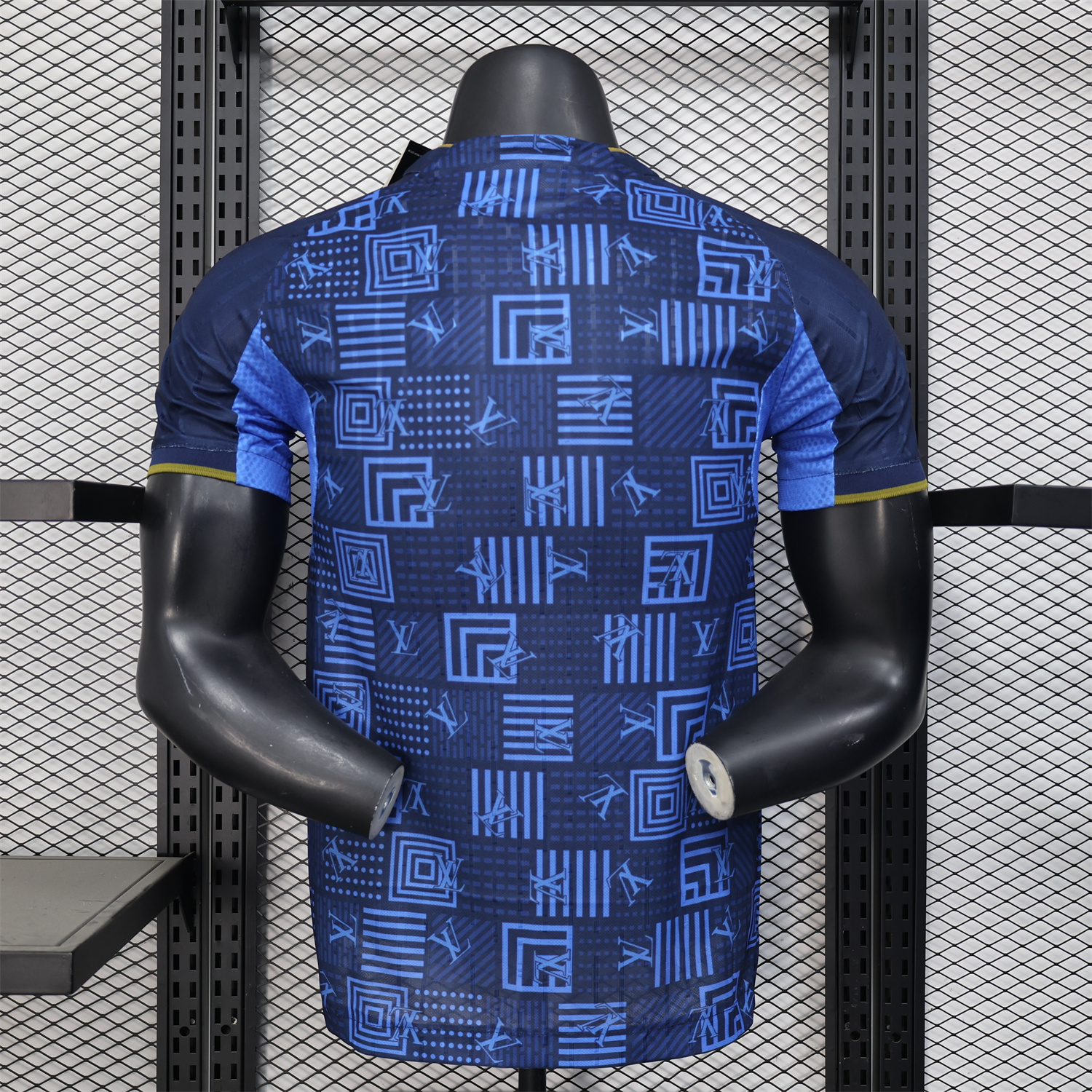 AlphaJersey-Real Madrid 25-26 Blue Gold Special Edition Jersey - Player Version