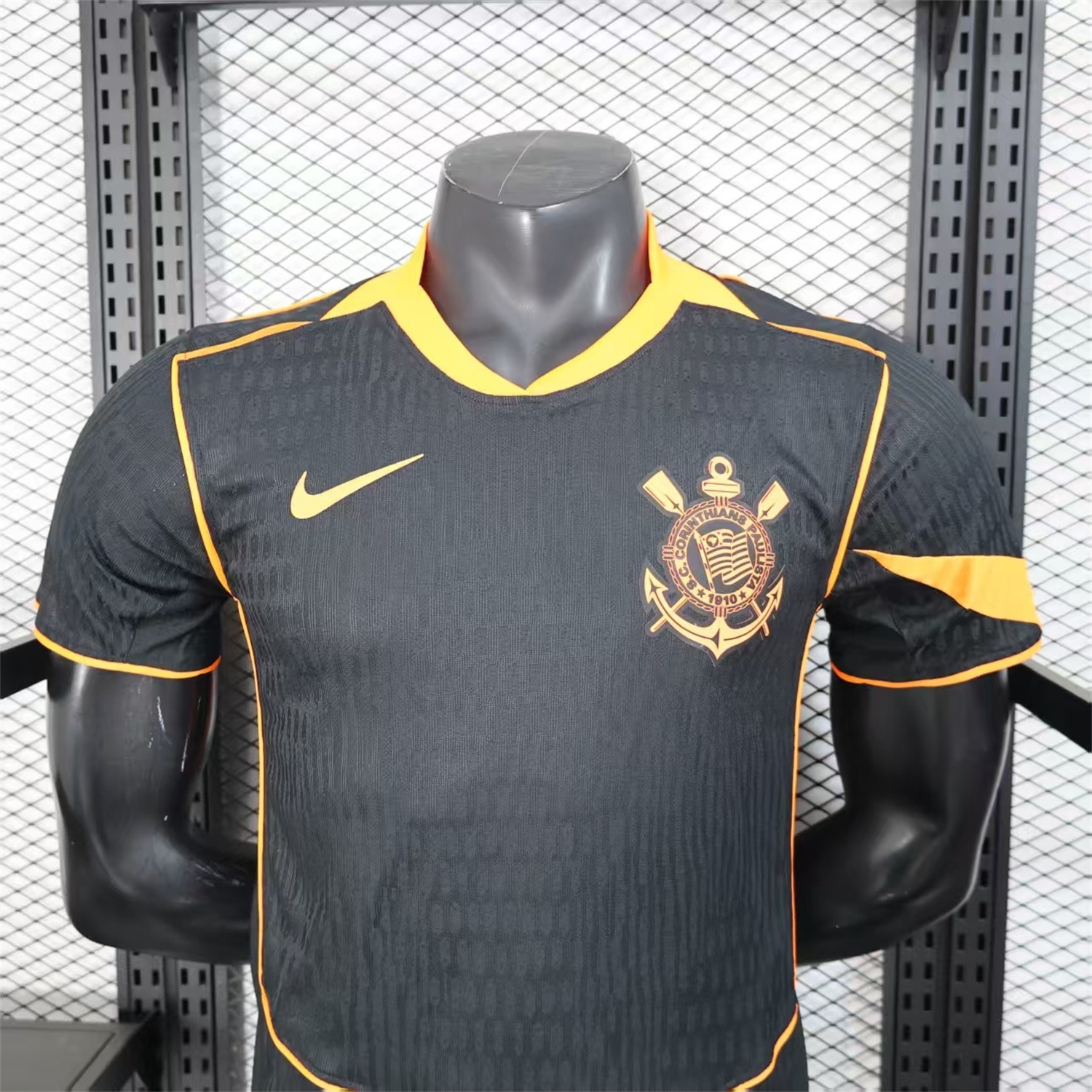 AlphaJersey-Corinthians 25-26 Third Black Jersey - Player Version