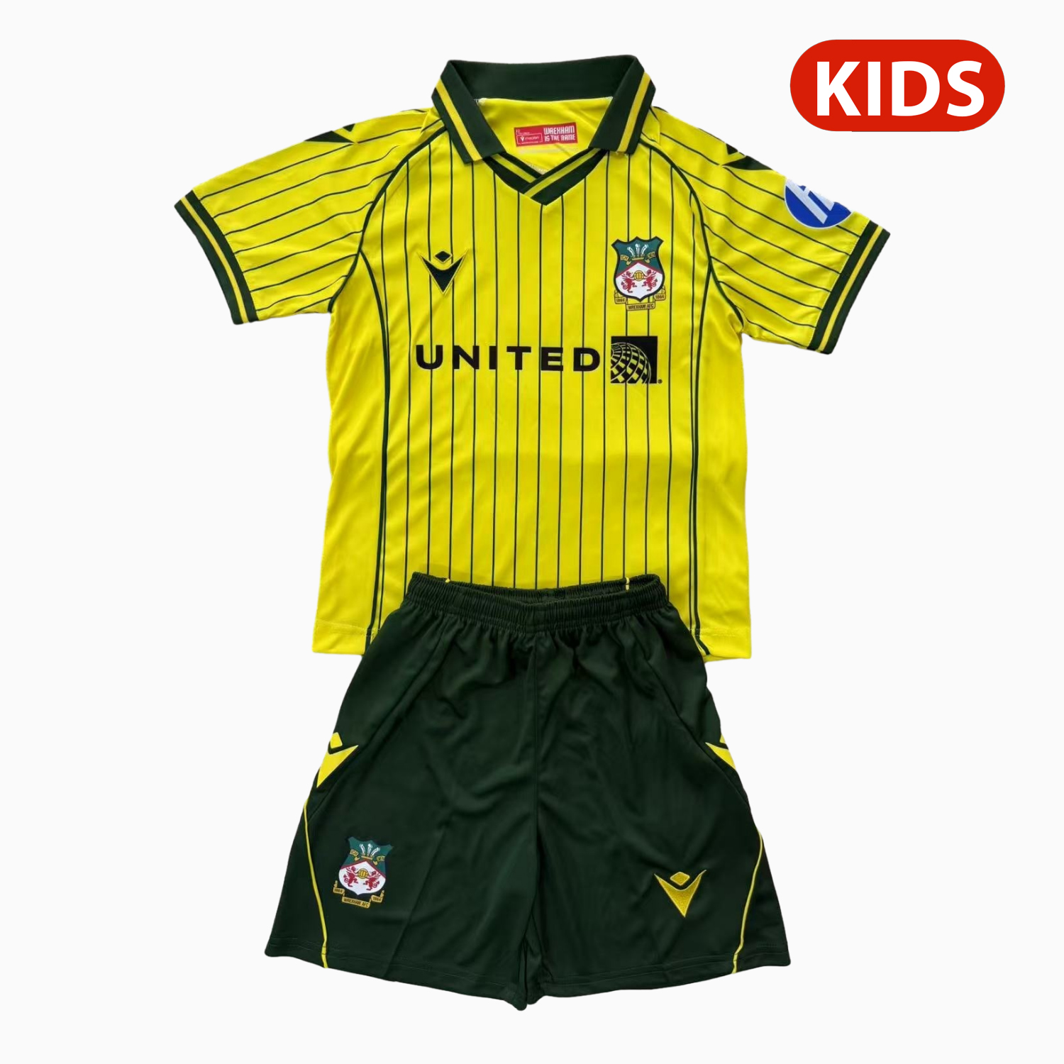 AlphaJersey-Wrexham 25-26 Away Kids Kit