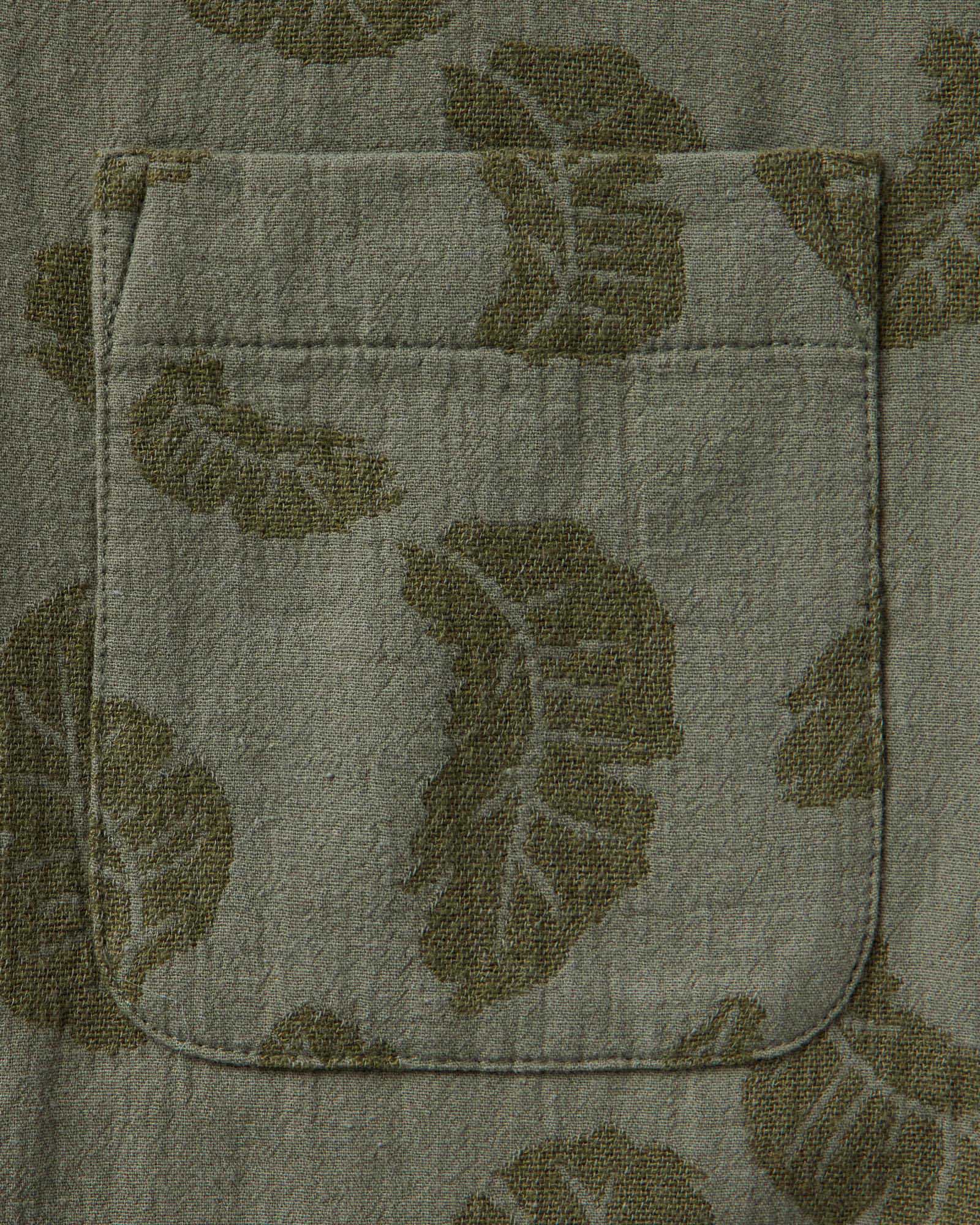 The Hawthorne Shirt in Burnt Olive Floral Jacquard | Modern Menswear by yycbvcnbmmnbm