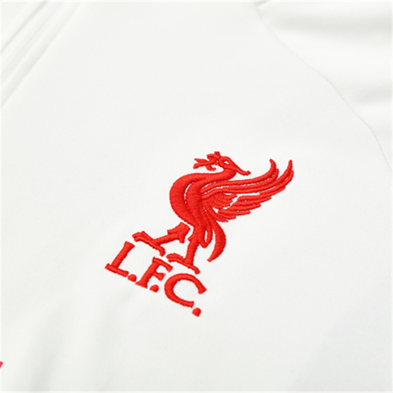 AlphaJersey-Liver.pool 25-26 Long Sleeve Training Set - White Top & Black Pants