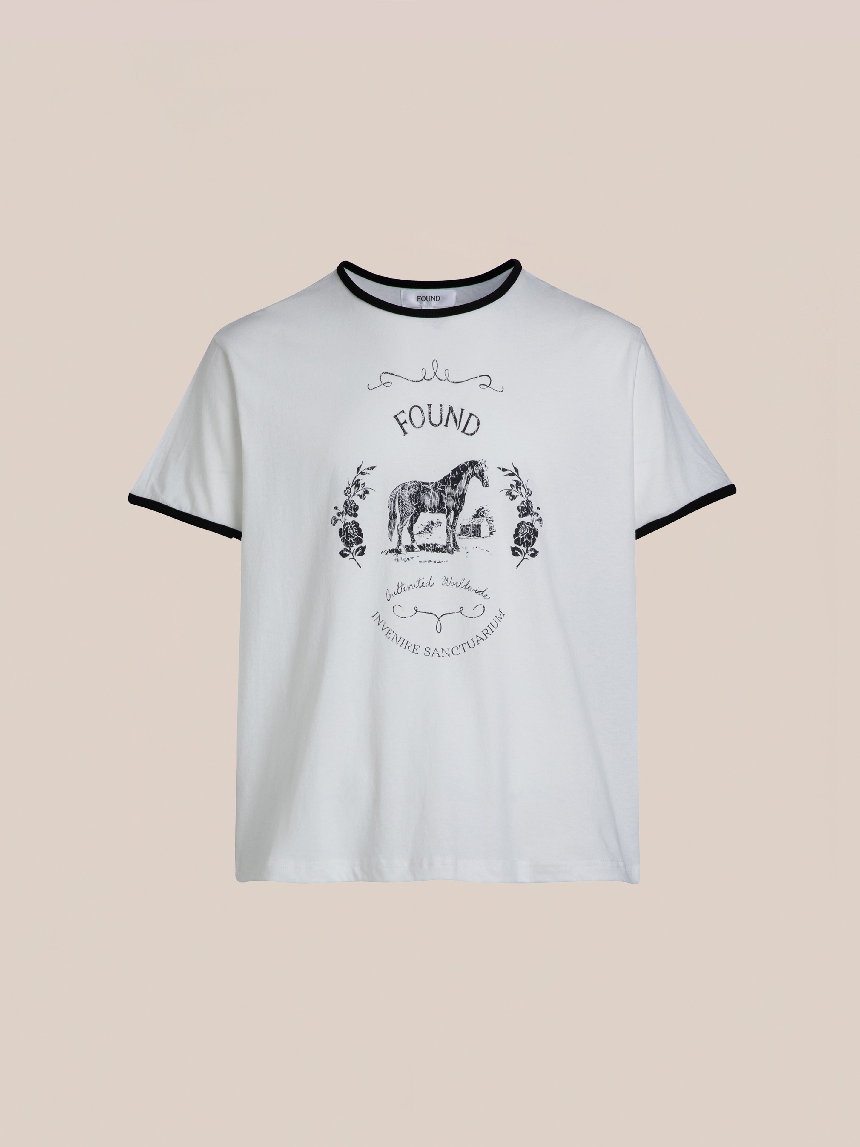 Horse Crest Ringer Tee | Modern Menswear by yycbvcnbmmnbm