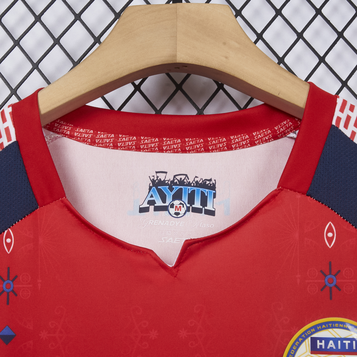 AlphaJersey-Haiti 25-26 Third Red Jersey - Fans Version