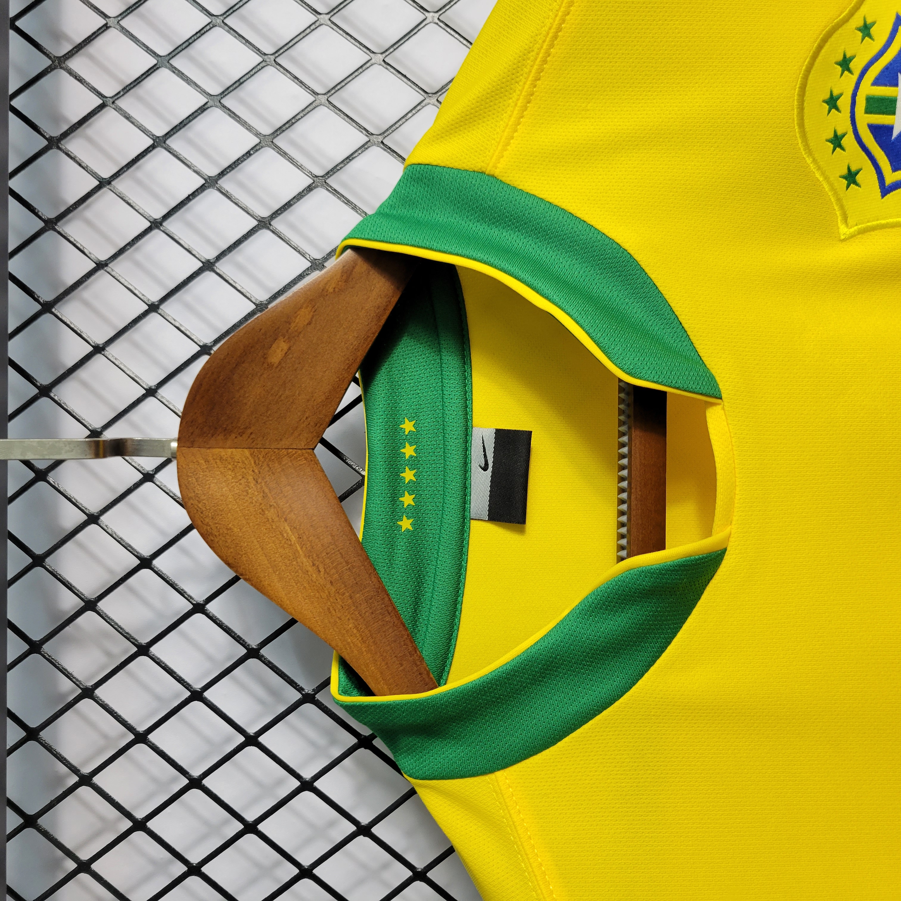 AlphaJersey-Retro Brazil 2006 Home Stadium Jersey