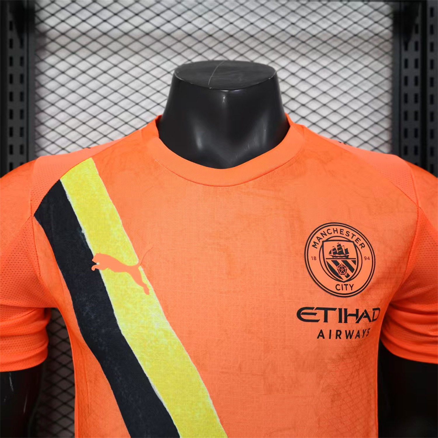 AlphaJersey-Manchester City 25-26 Orange Special Jersey - Player Version
