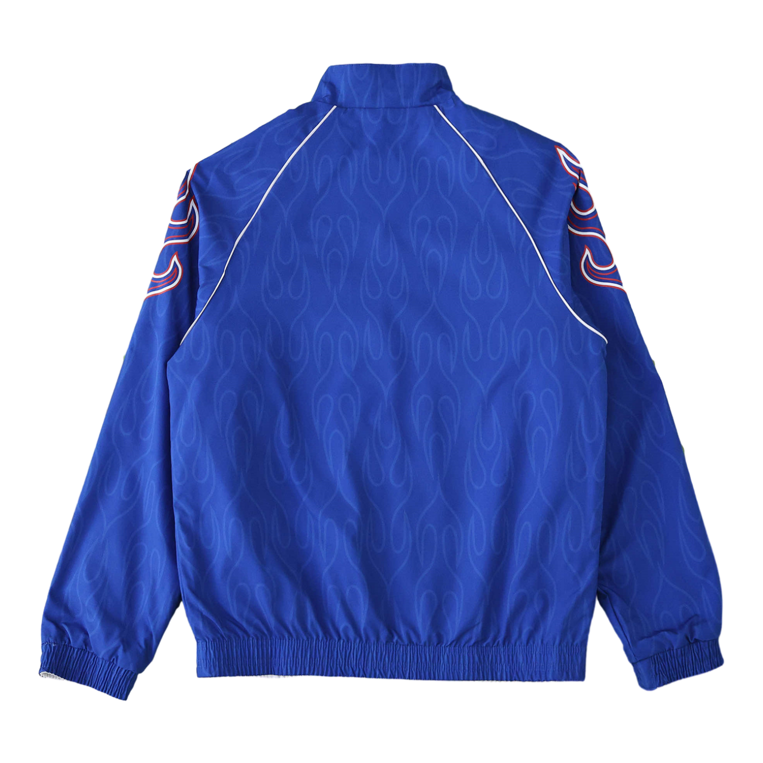 AlphaJersey-Retro Japan 1998 Throwback Double Sided Reversible Windbreaker - White & Blue