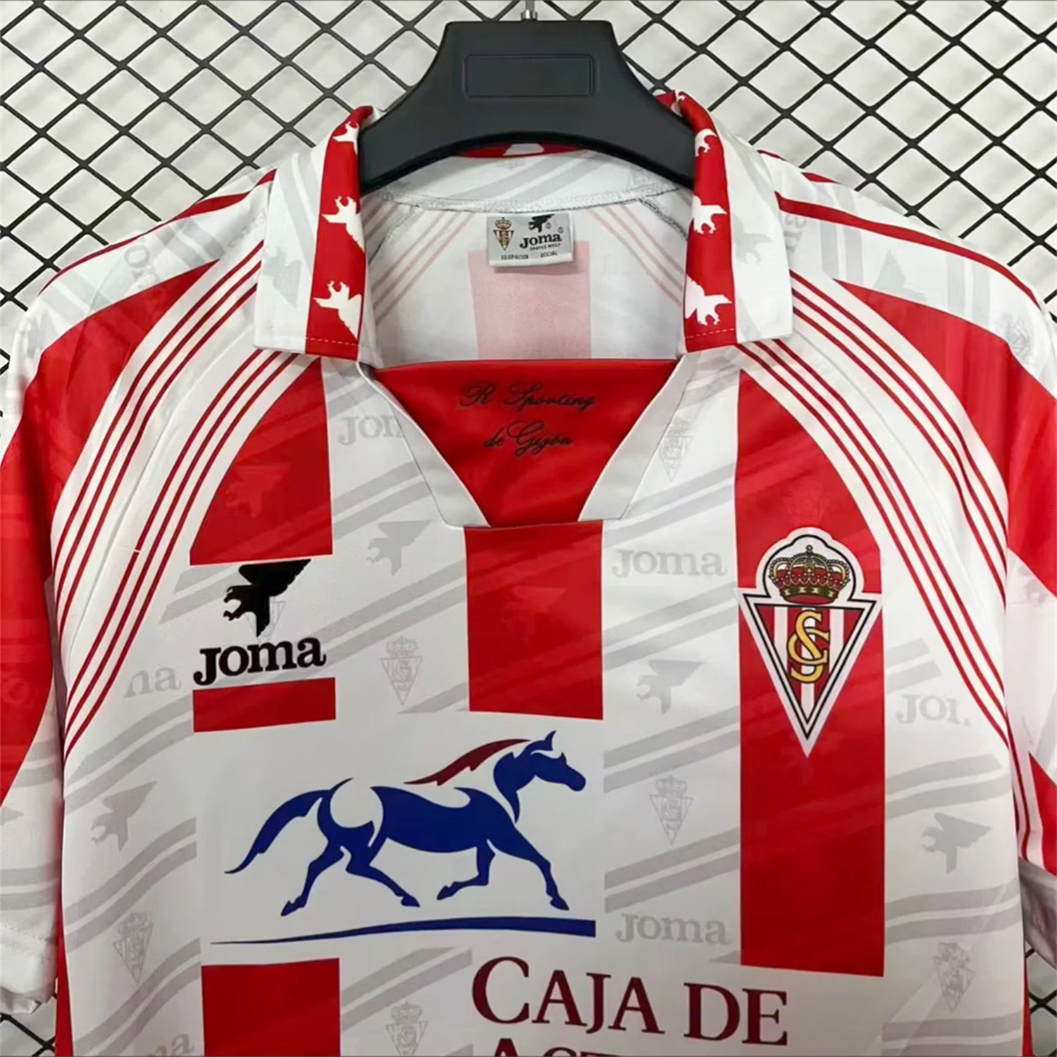 AlphaJersey-Retro Sporting de Gijon 1995-96 Home Jersey