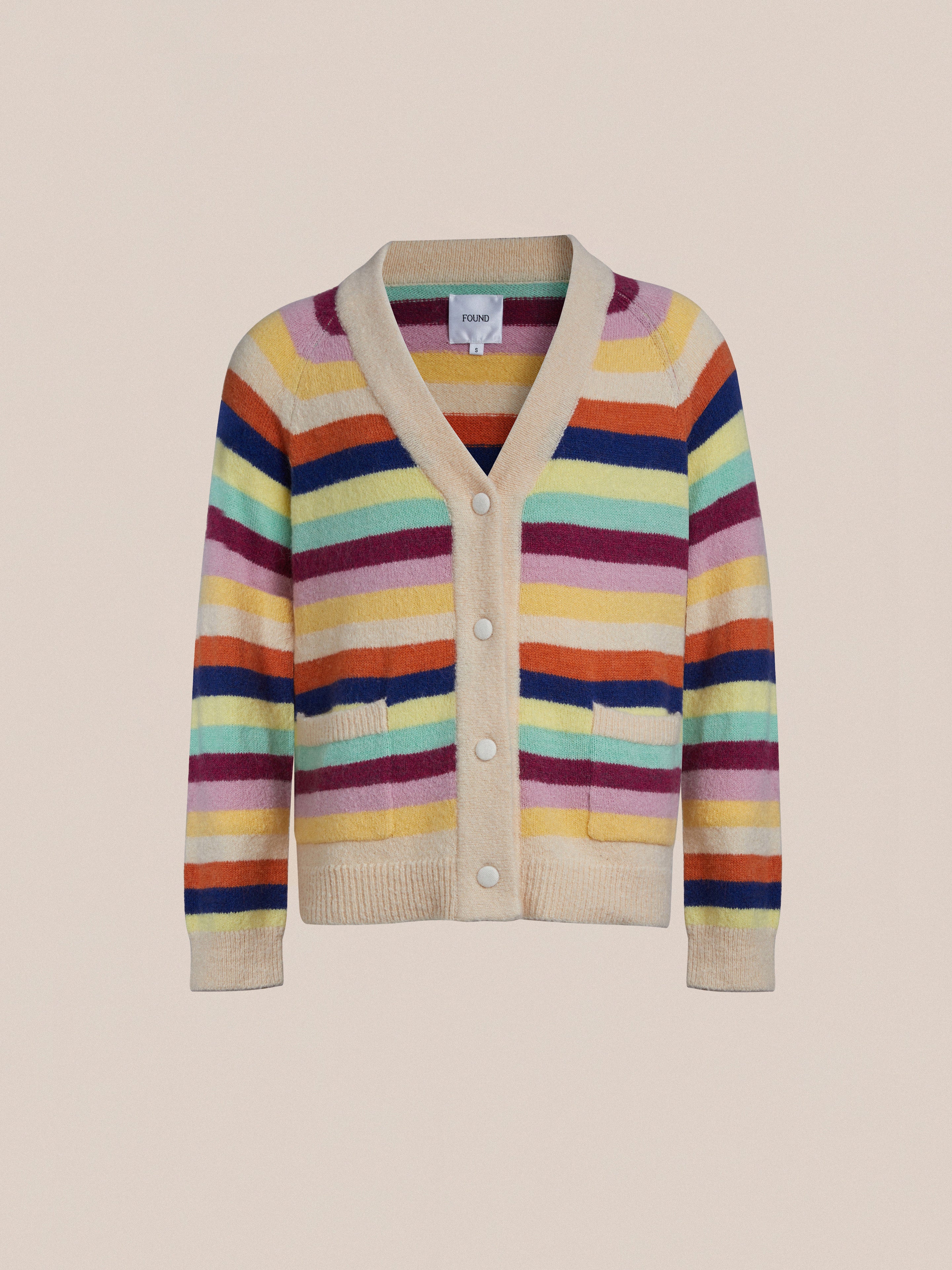 Razi Multi Stripe Cardigan | Modern Menswear by yycbvcnbmmnbm