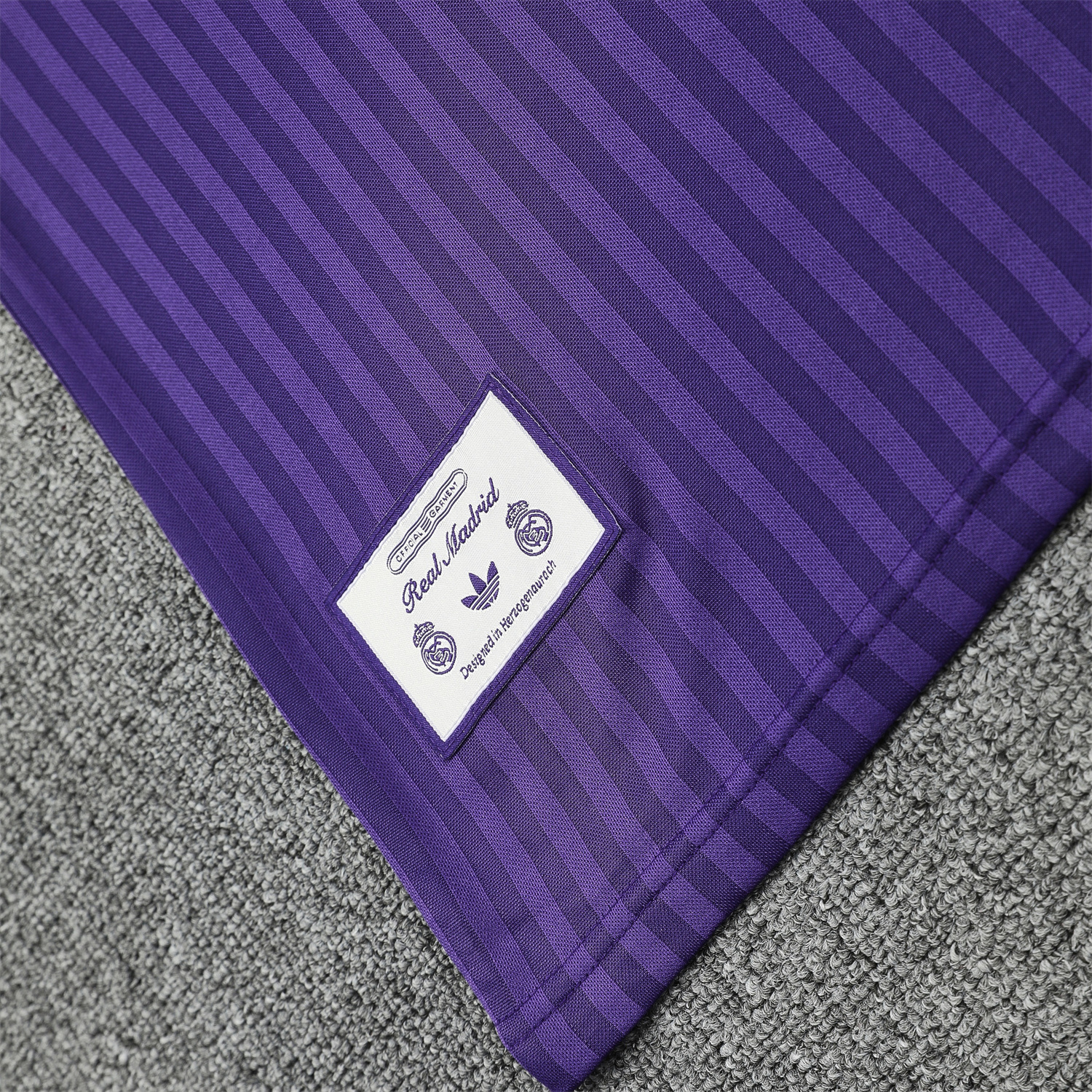 AlphaJersey-Real Madrid 25-26 Vest Training Set - Pure Purple Vest & Purple Shorts