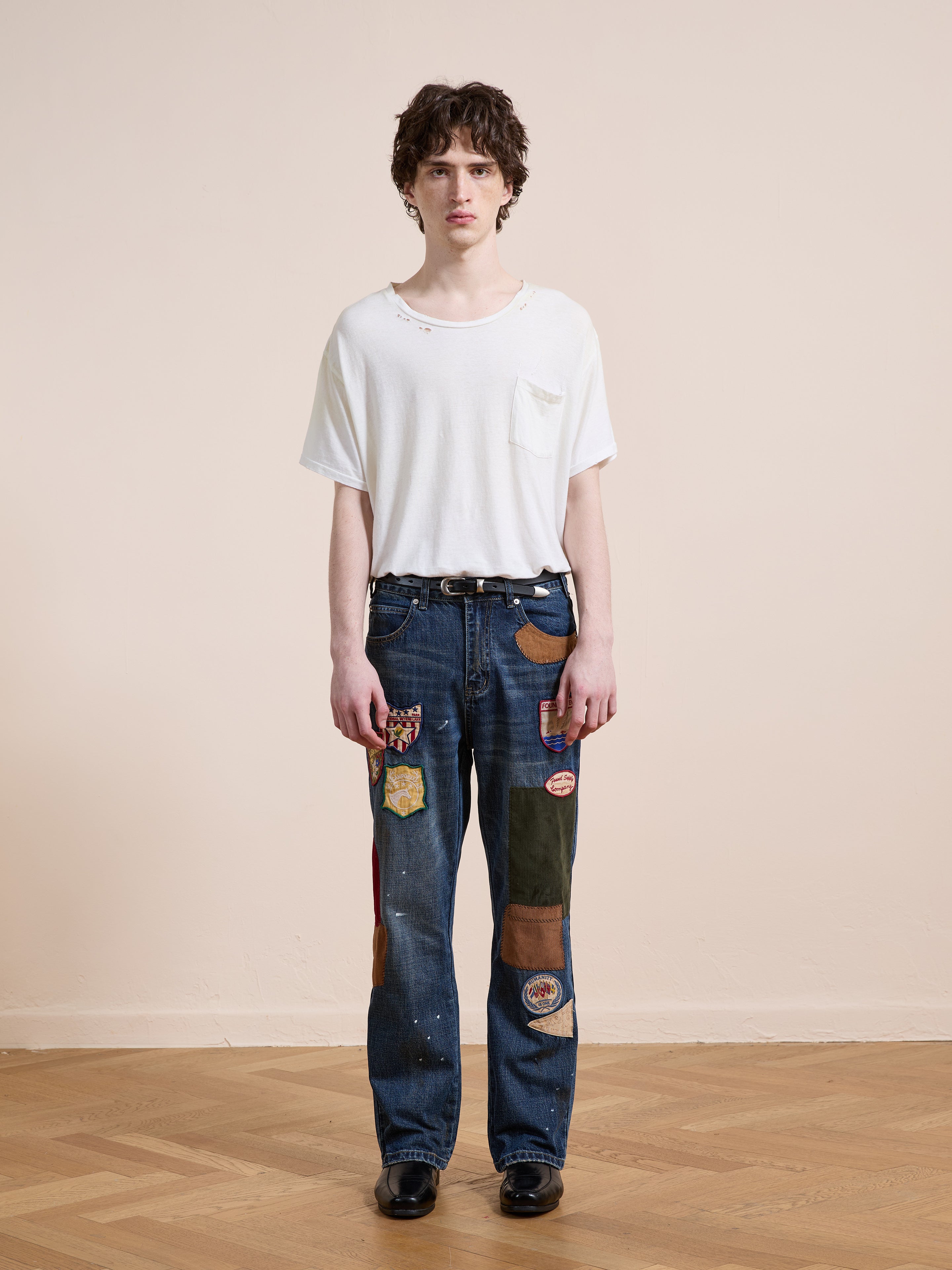 Patchwork Jeans | Modern Menswear by yycbvcnbmmnbm