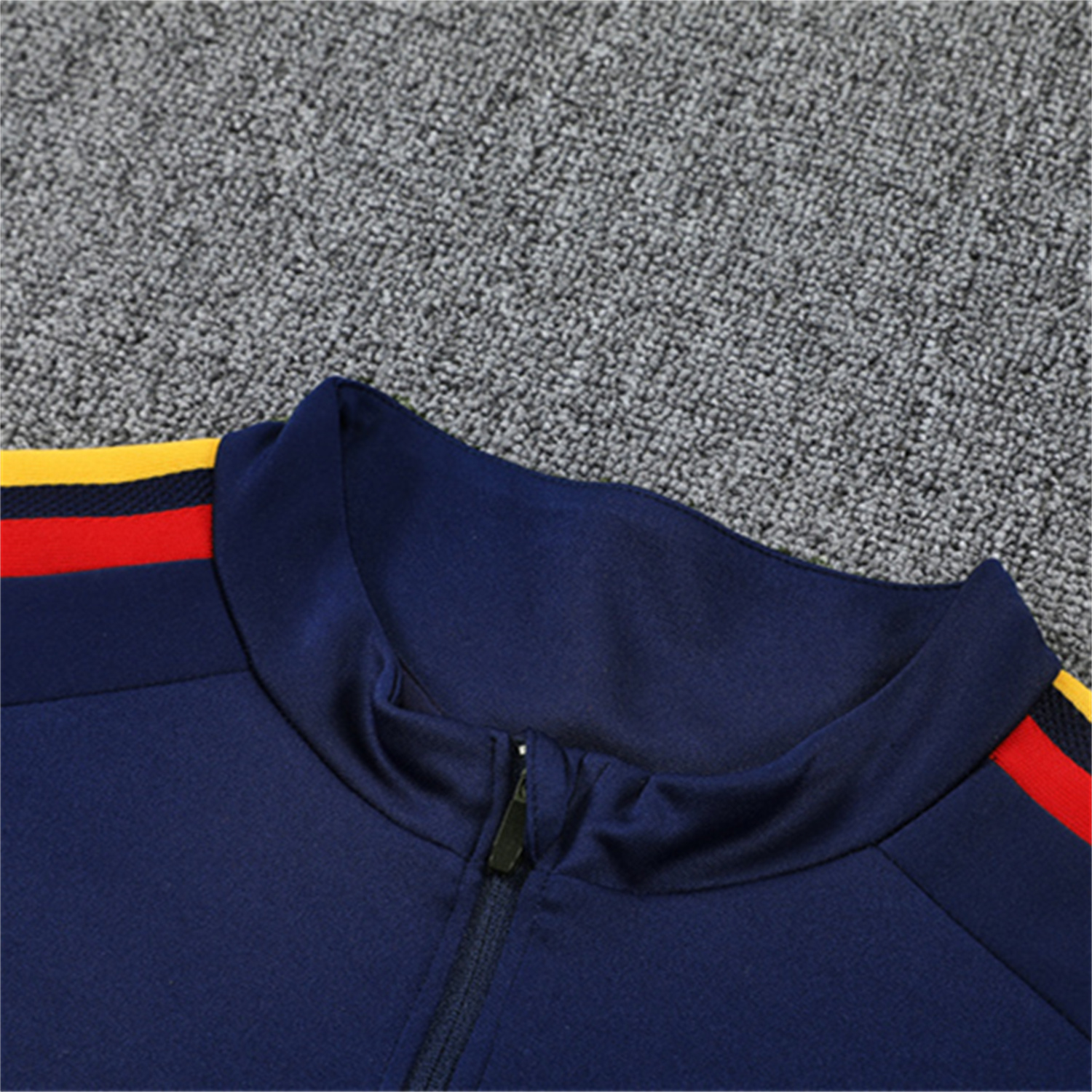 AlphaJersey-Spain 2026 Kids Long Sleeve Training Set - Royal Blue Top & Pants