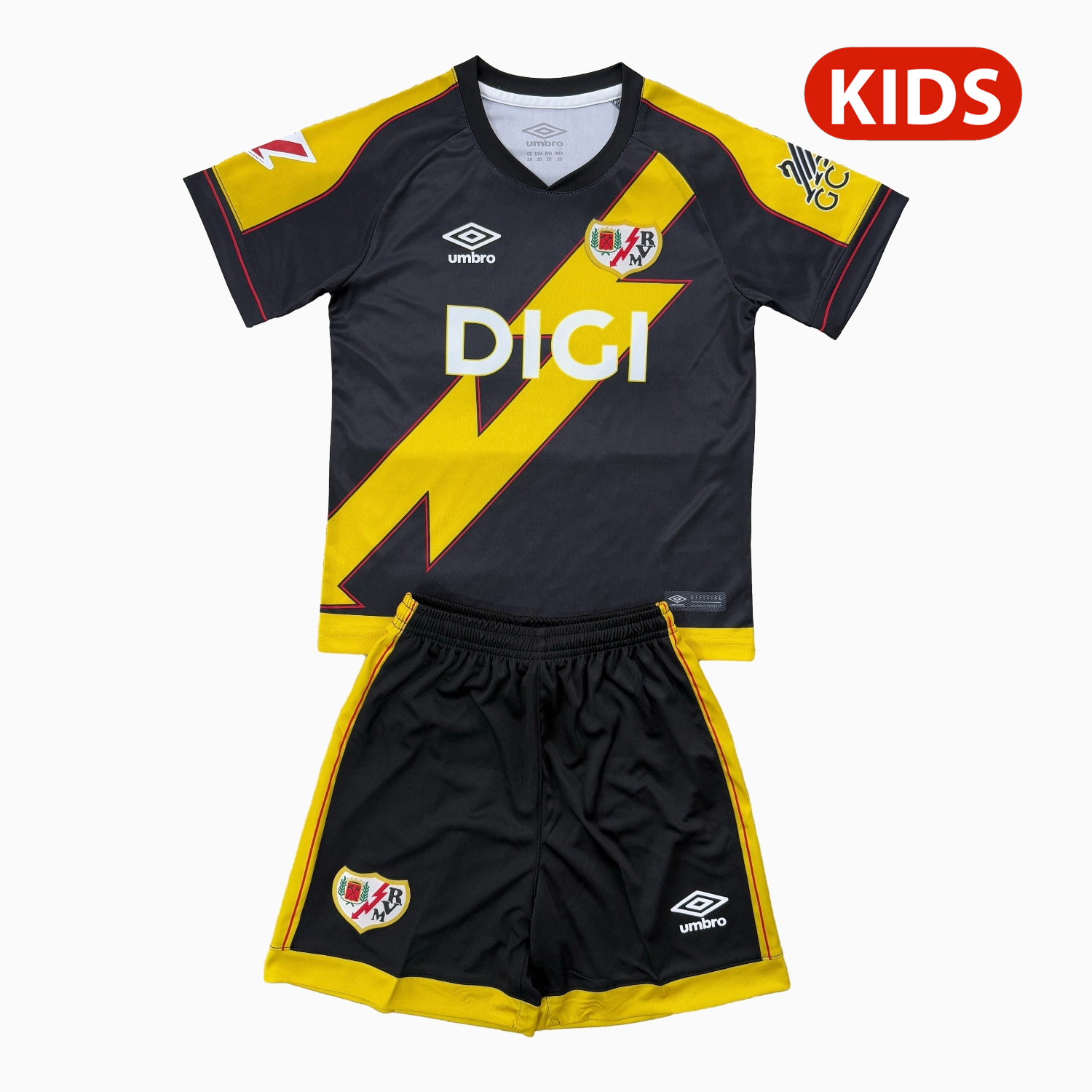 AlphaJersey-Rayo Vallecano 25-26 Third Kids Kit