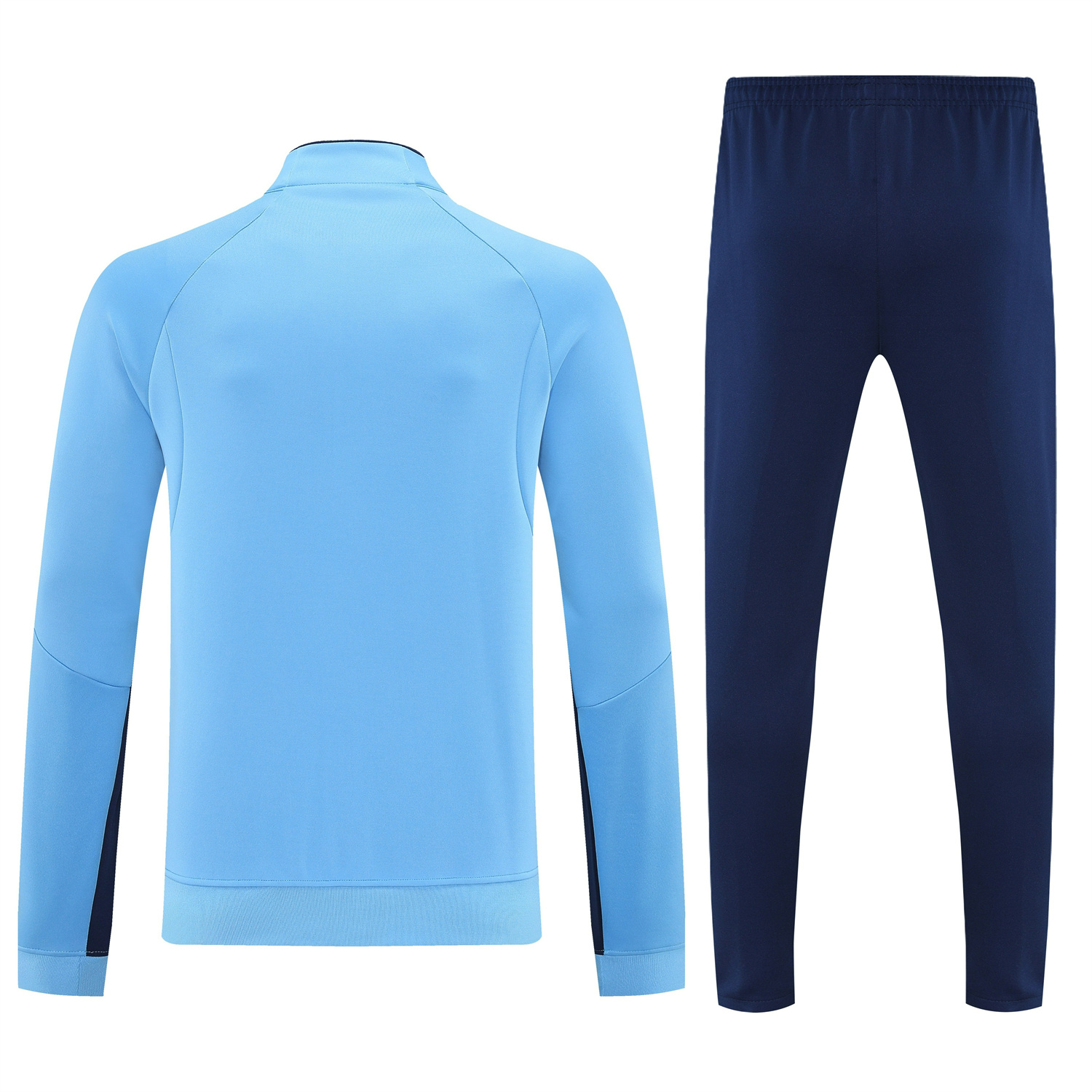 AlphaJersey-Real Madrid 25-26 Jacket Training Tracksuit - Light Blue Jackets & Deep Blue Pants