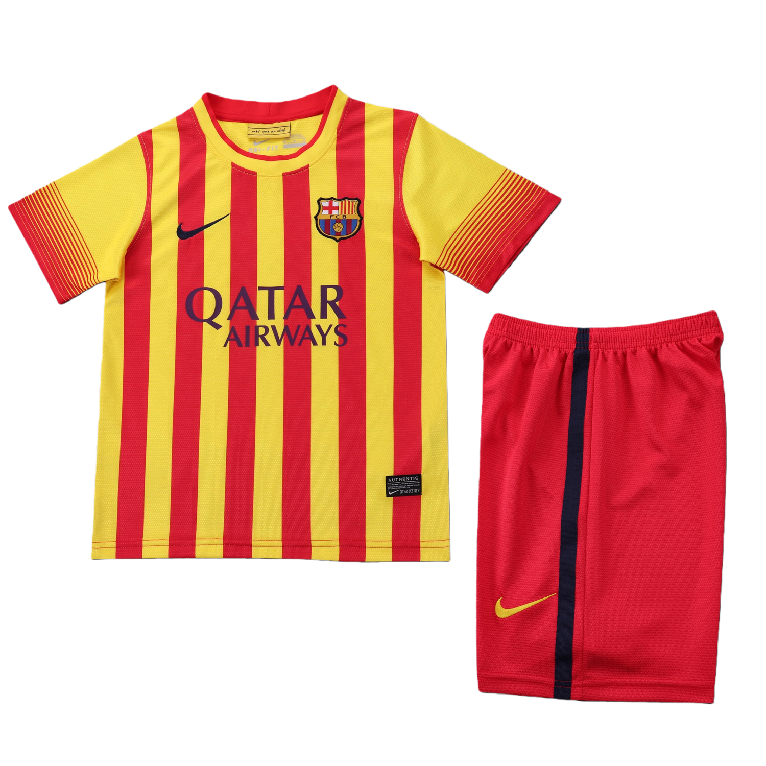 AlphaJersey-Retro Barcelona 2013-14 Away Kids Kit