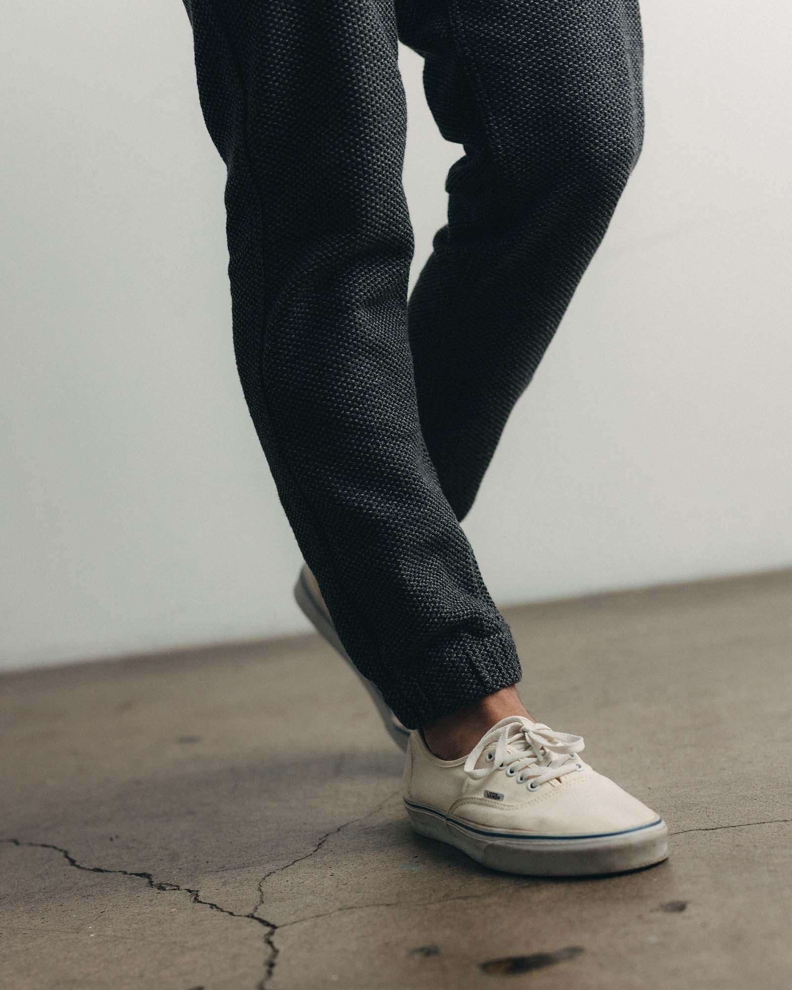 The Apres Pant in Charcoal Sashiko | Modern Menswear by yycbvcnbmmnbm