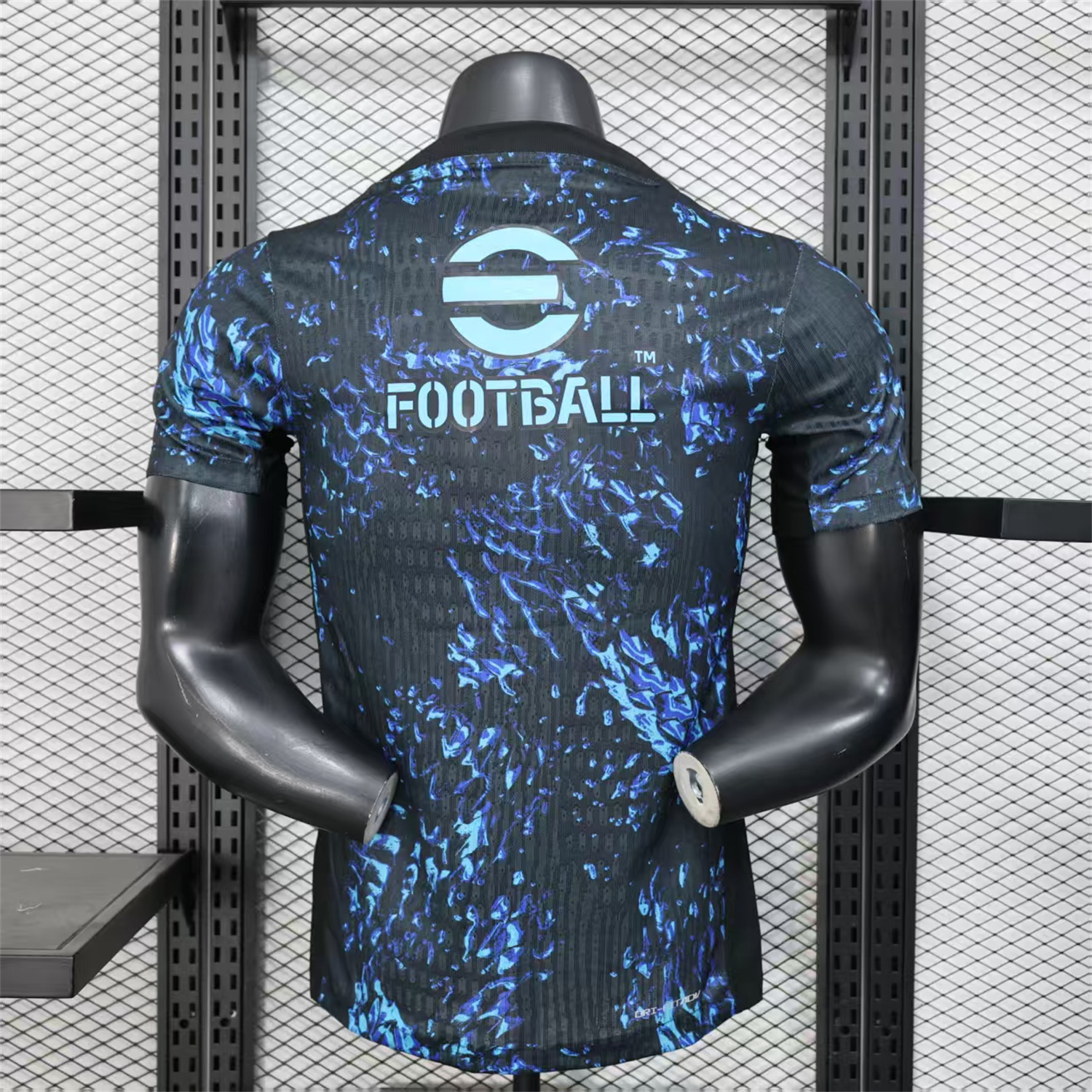 AlphaJersey-Inter Milan 25-26 Pre-Match Training Jersey Black Blue - Player Version