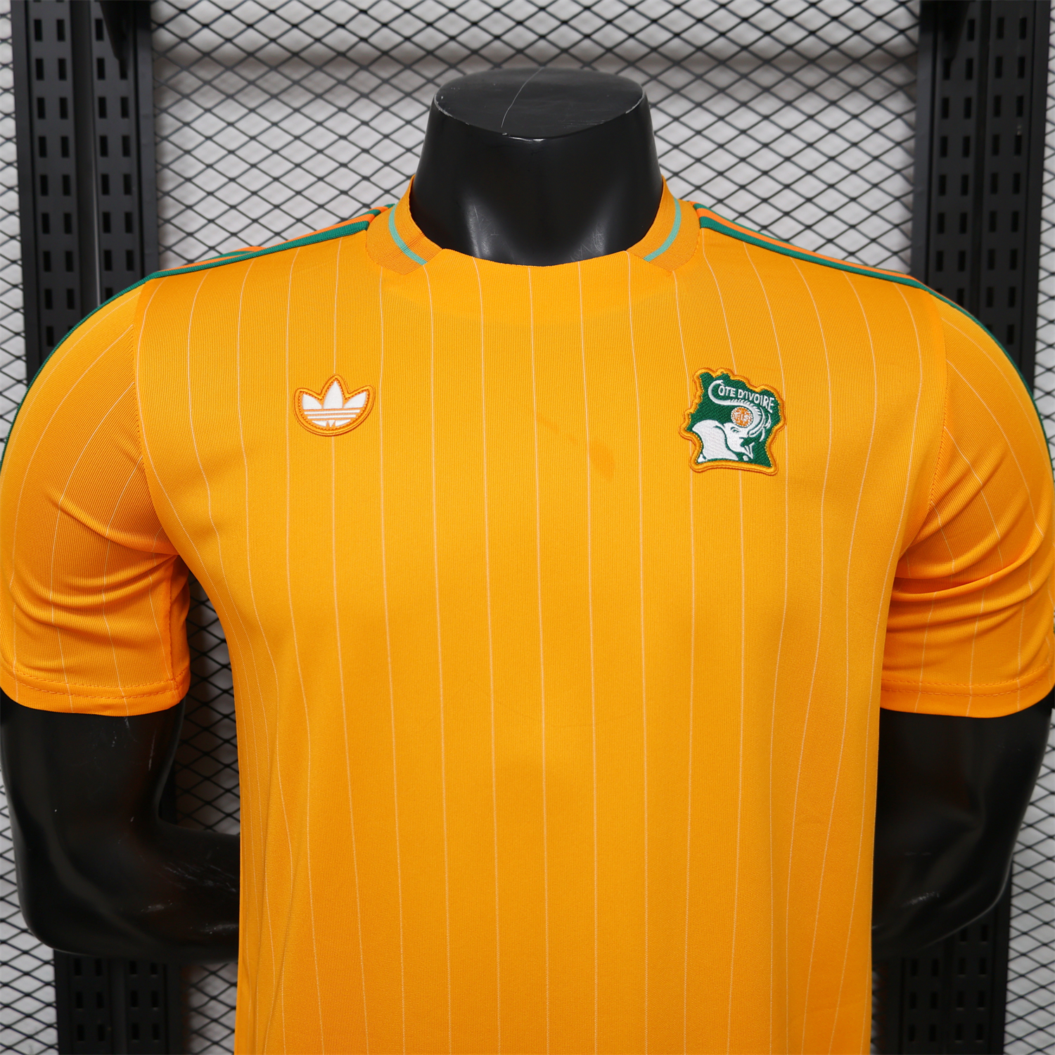 AlphaJersey-Ivory Coast 2026 Terrace Icon Retro Casual Style Orange Jersey - Player Version