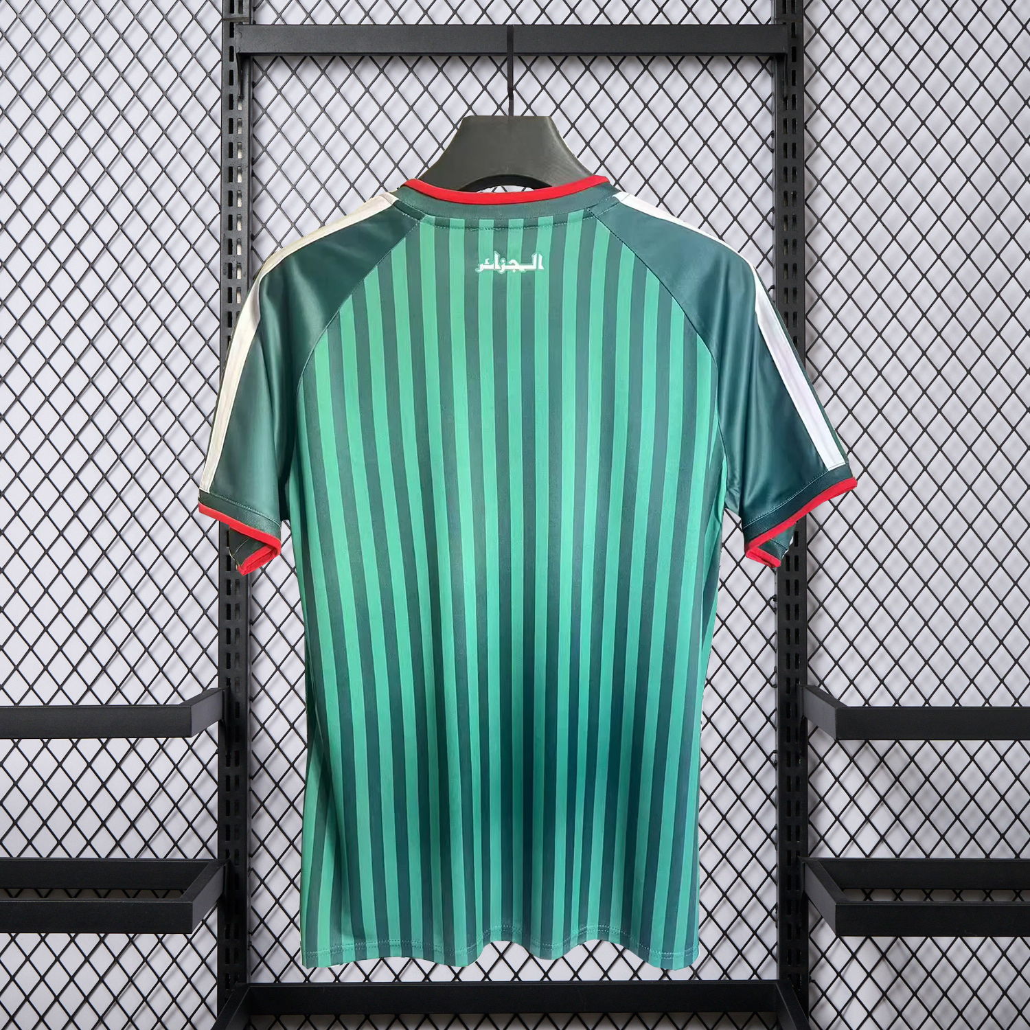 AlphaJersey-Algeria 2026 Away Green Jersey With 2 Stars - Fans Version