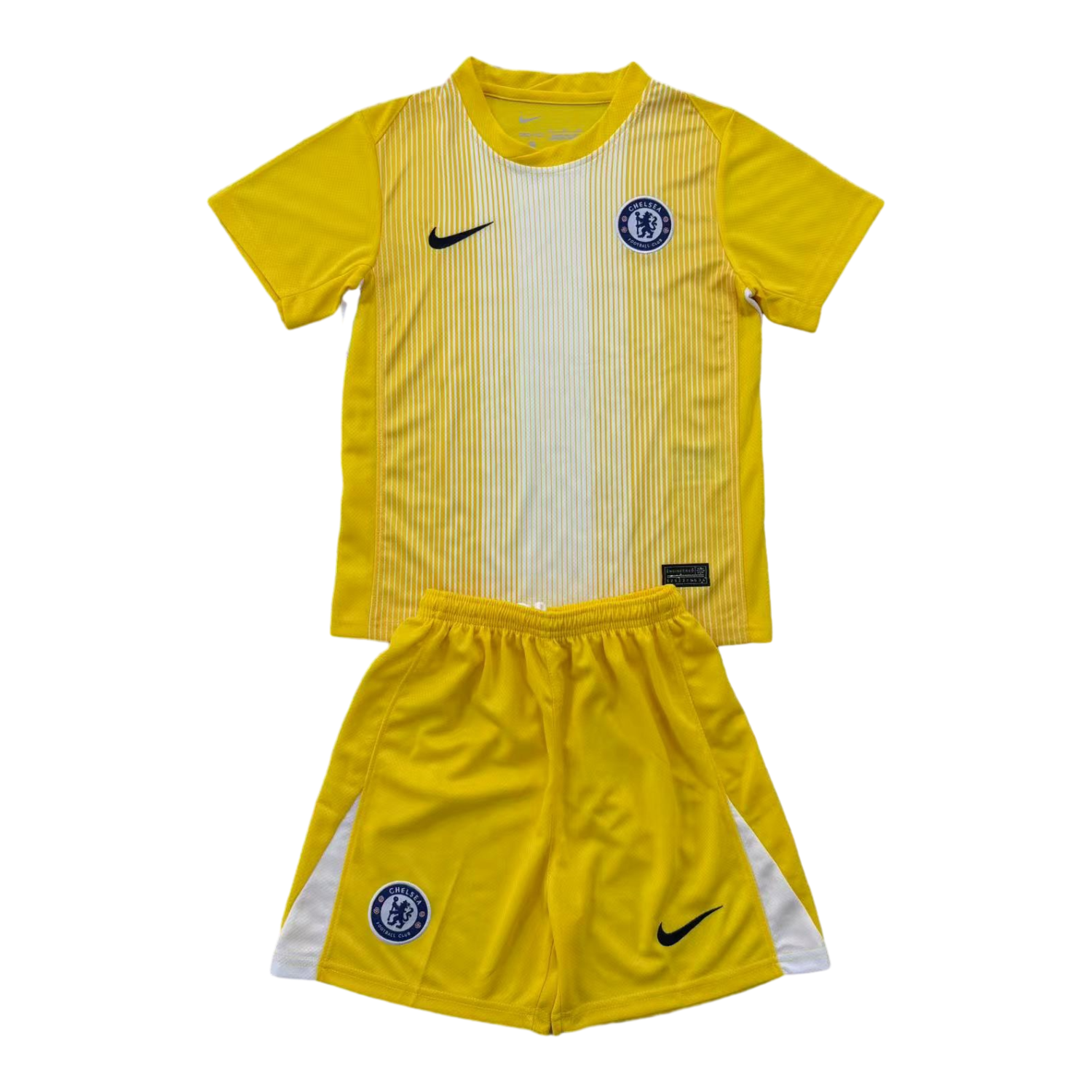 AlphaJersey-C.H.E.L.S.E.A 25-26 Yellow Goalkeeper Men's Adult Jersey Set - Fans Version