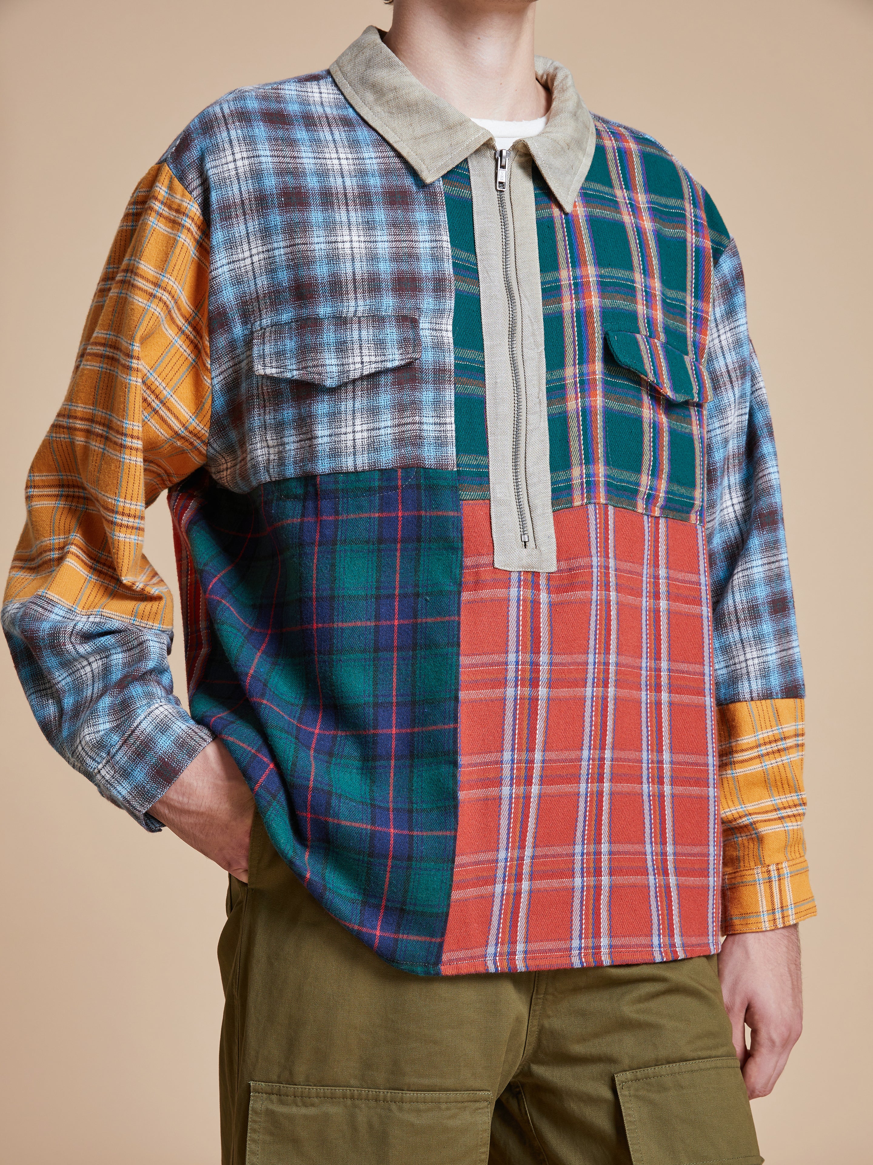 Multi Plaid Tartan Shirt | Modern Menswear by yycbvcnbmmnbm