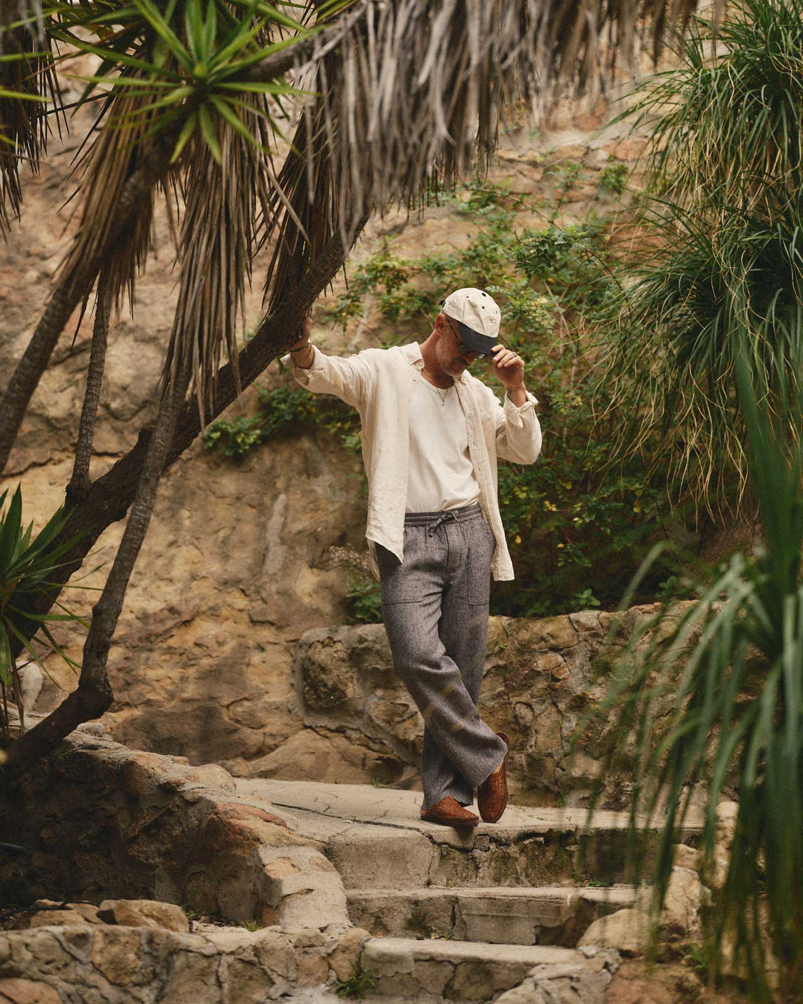 The Jack in Vintage White Linen | Modern Menswear by yycbvcnbmmnbm