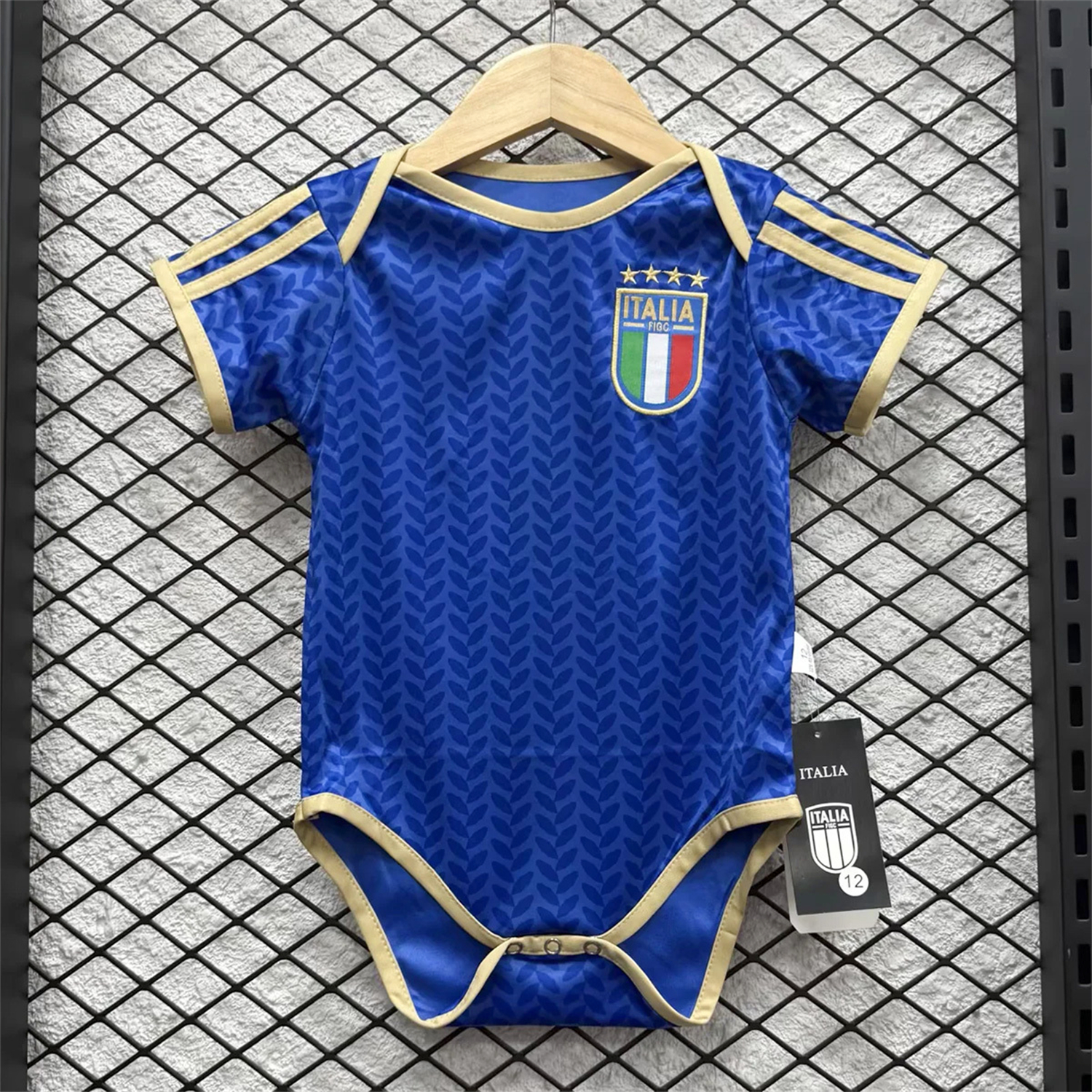 AlphaJersey-Italy 2026 Home Baby Crawling Suit