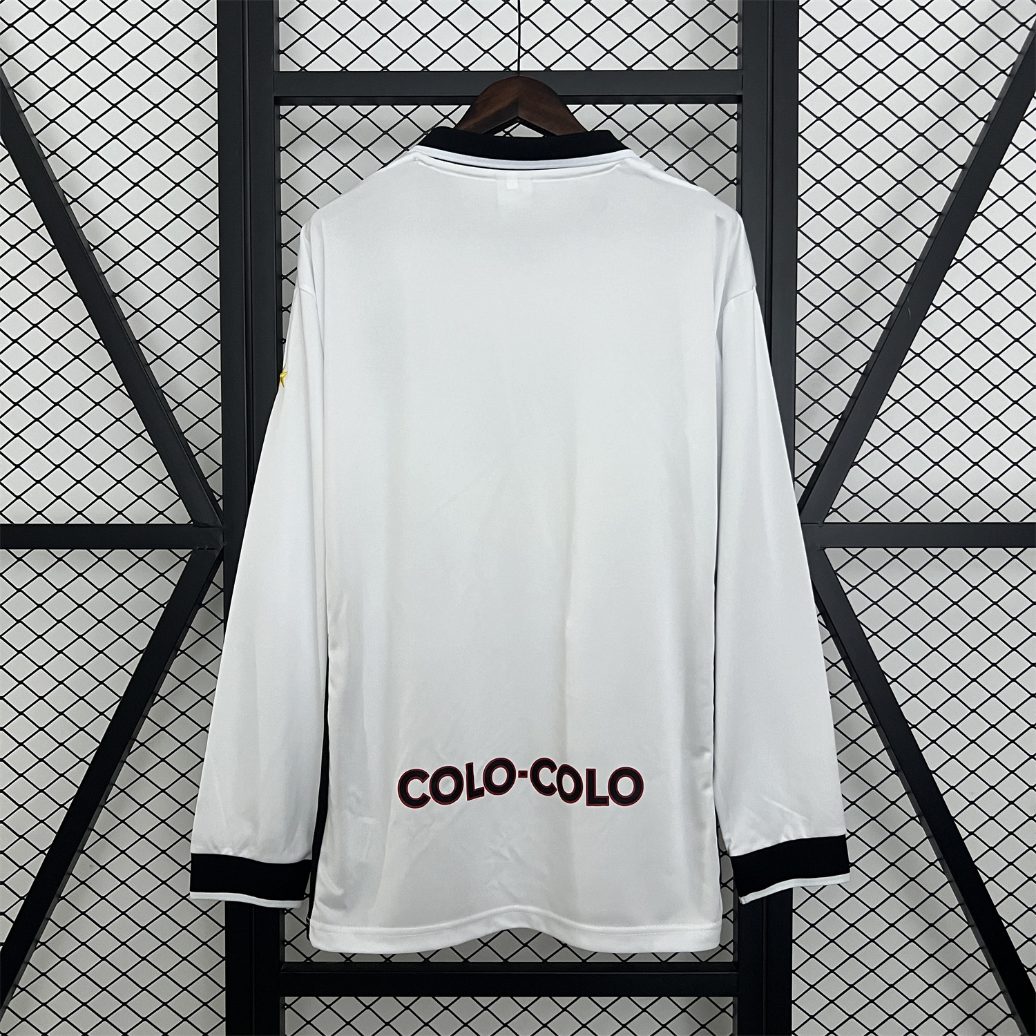 AlphaJersey-Retro Colo Colo 1998-99 Home Long Sleeves Jersey