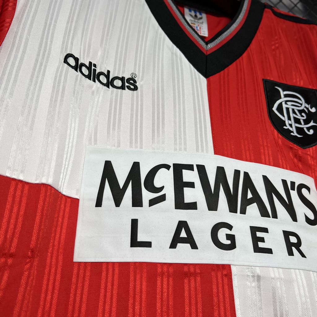 AlphaJersey-Retro Glasgow Rangers 1995-96 Away Stadium Jersey