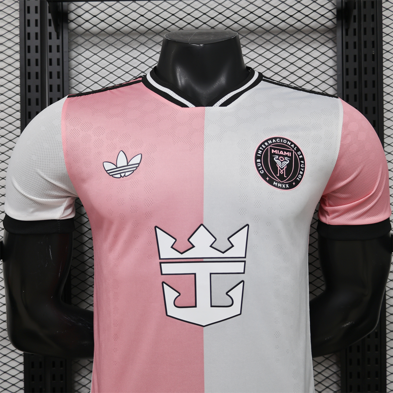 AlphaJersey-INT M.A.M 26-27 Pink White Special Jersey - Player Version