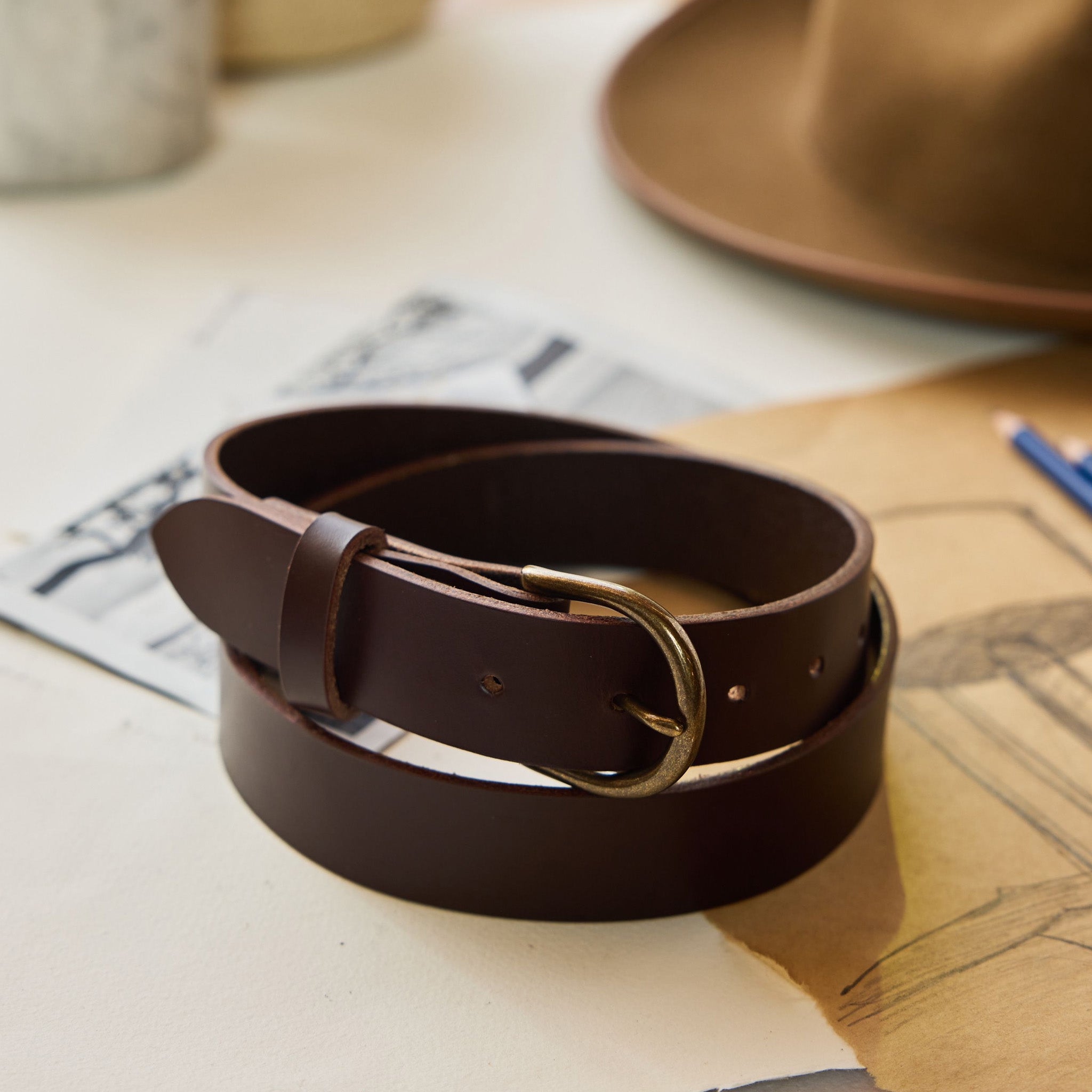 The Foundation Belt in Dark Brown | Modern Menswear by yycbvcnbmmnbm