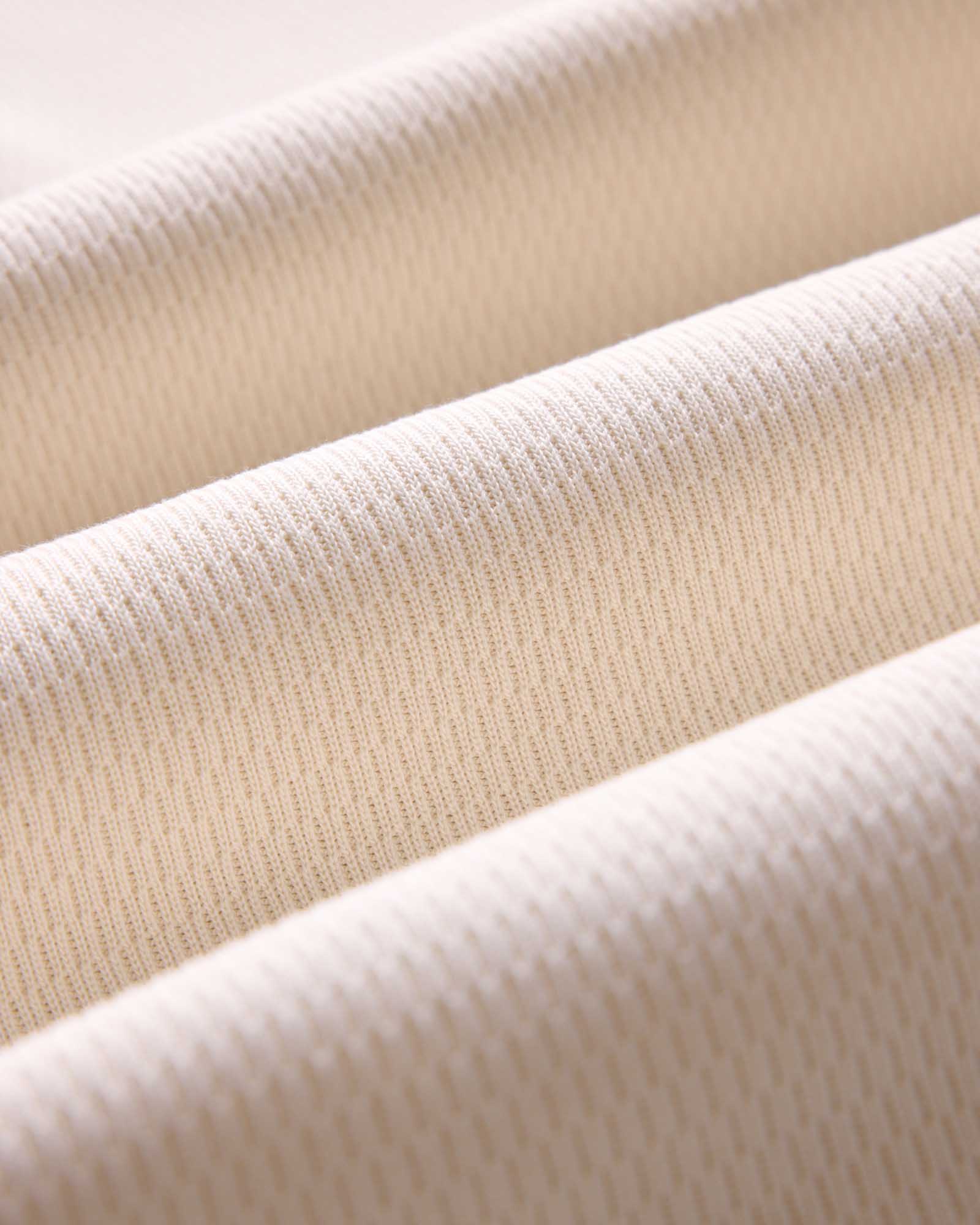 The Organic Cotton Crew in Vintage White Waffle | Modern Menswear by yycbvcnbmmnbm