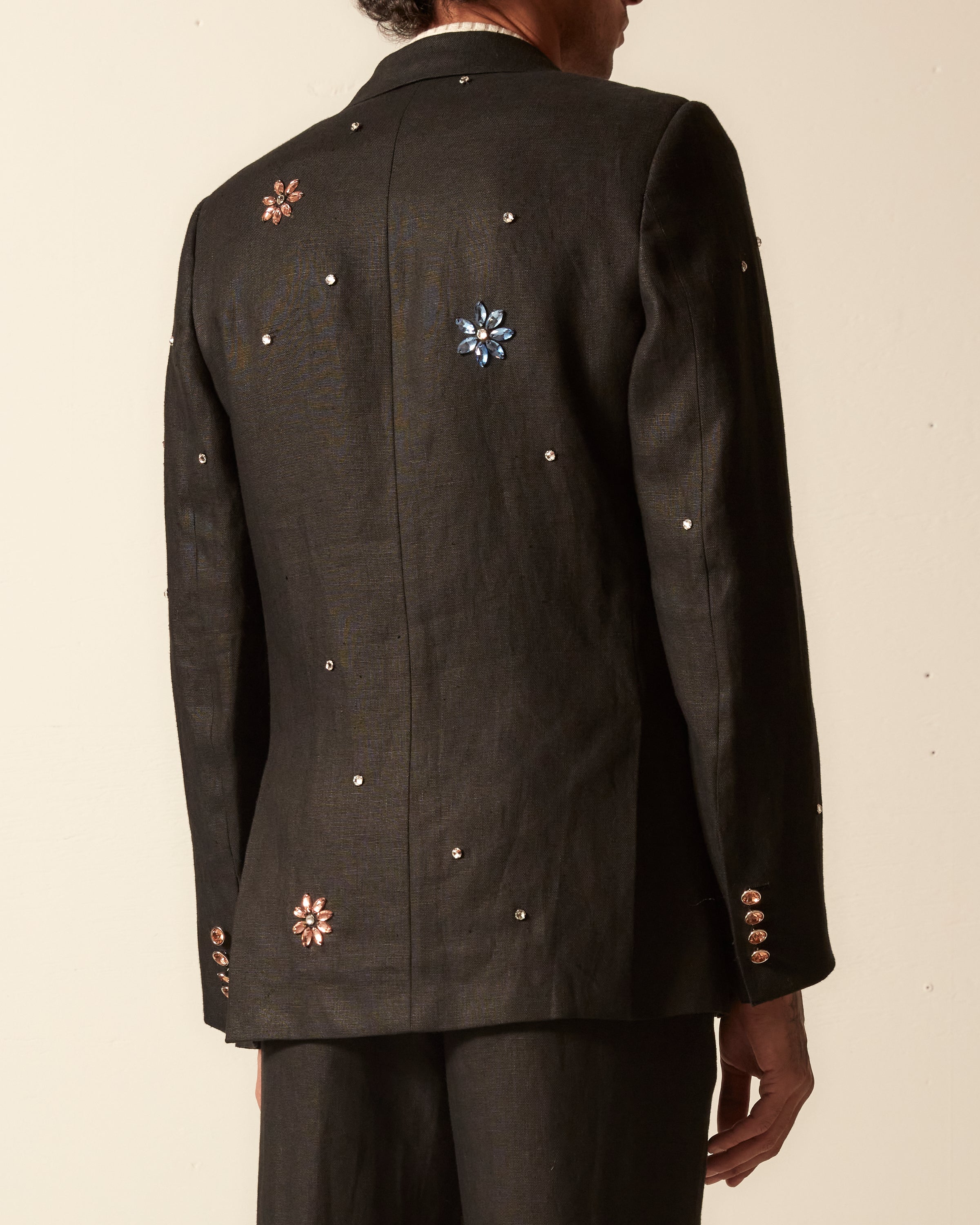 Flower Gem Suit Jacket | Modern Menswear by yycbvcnbmmnbm