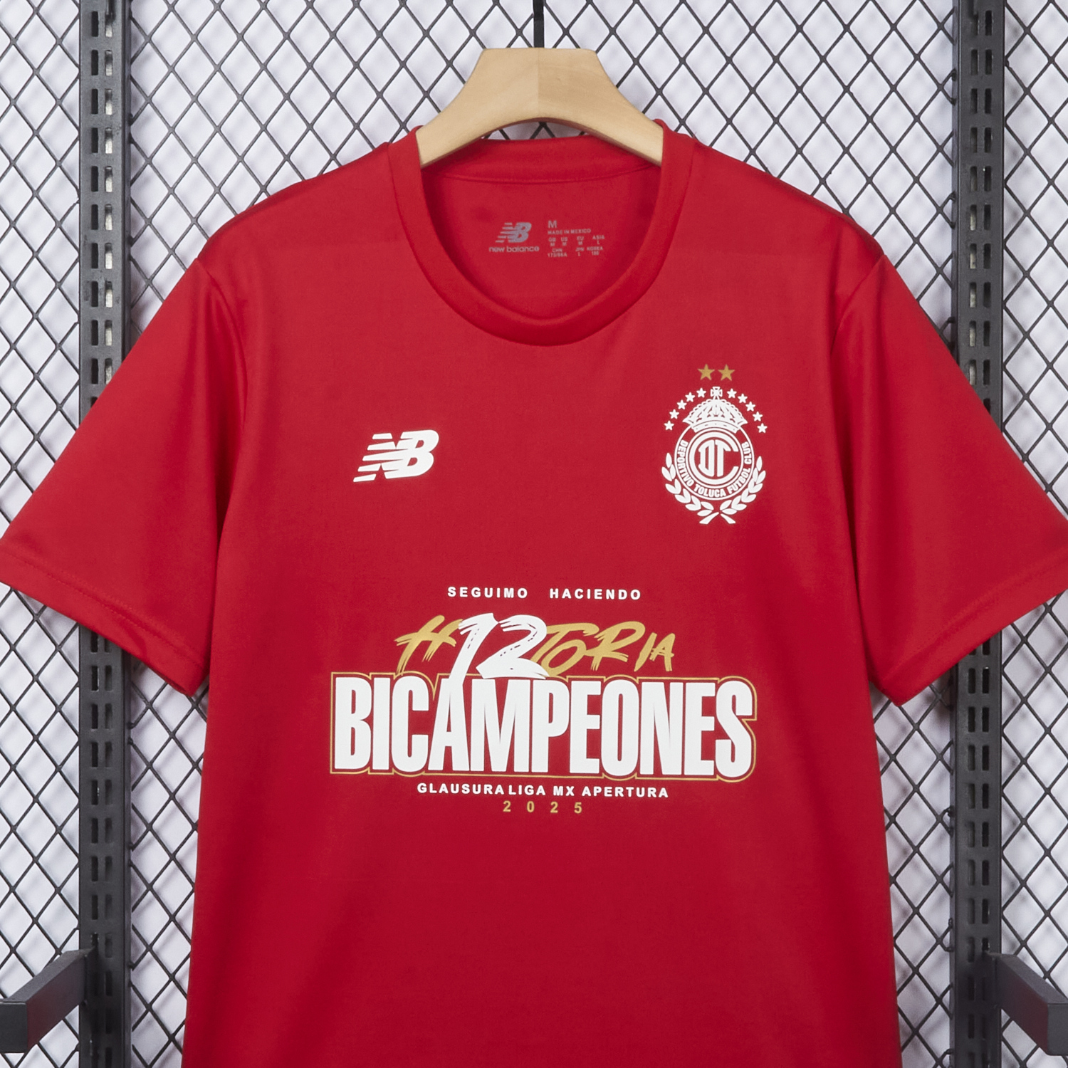 AlphaJersey-Toluca 25-26 Red Champion Commemorative Jersey - Fans Version