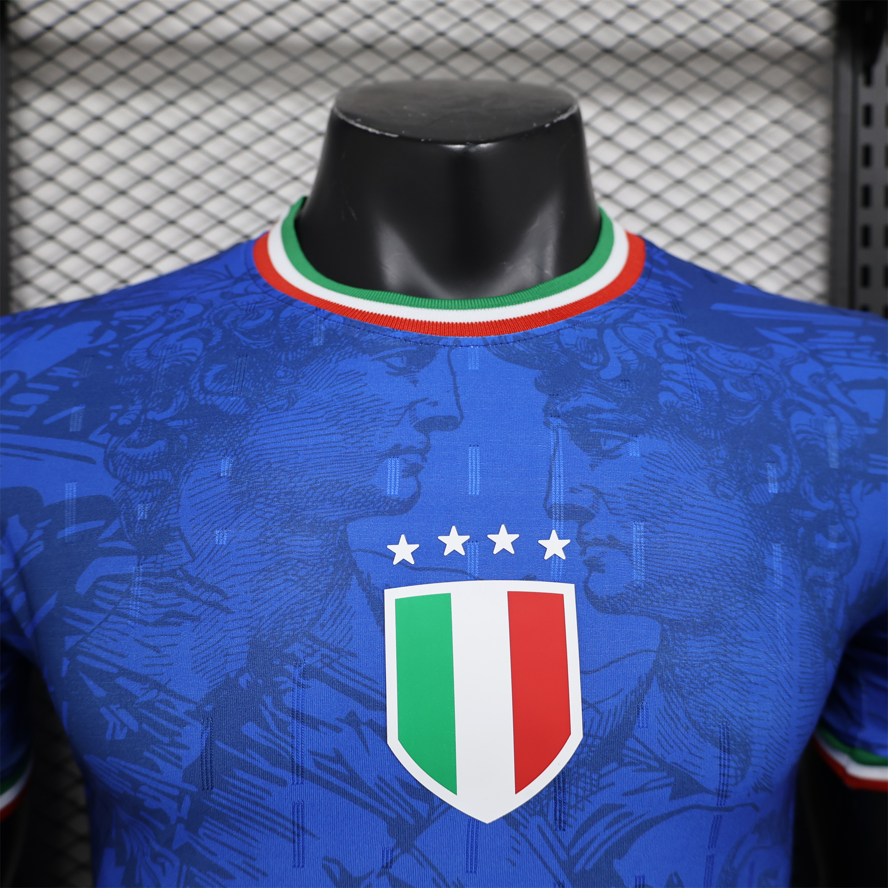 AlphaJersey-Italy 2024 Blue Special Edition Jersey - Player Version