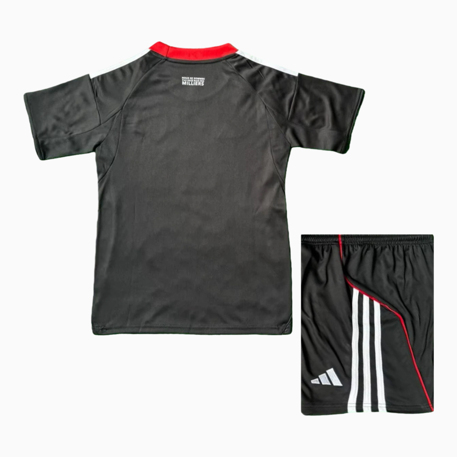 AlphaJersey-Strasbourg 25-26 Third Black Kids Kit