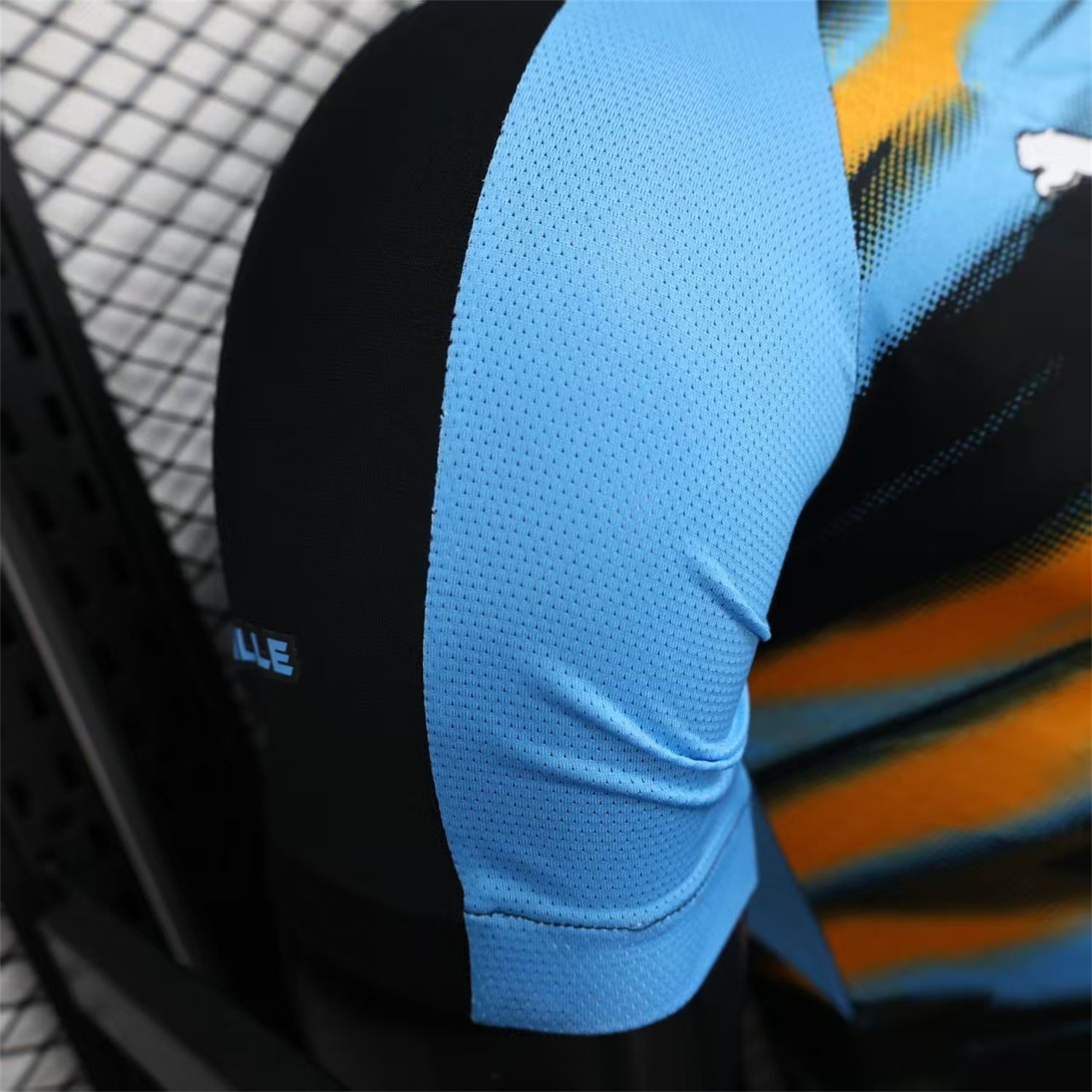 AlphaJersey-Marseille 25-26 Blue Orange Gradient Training Jersey - Player Version
