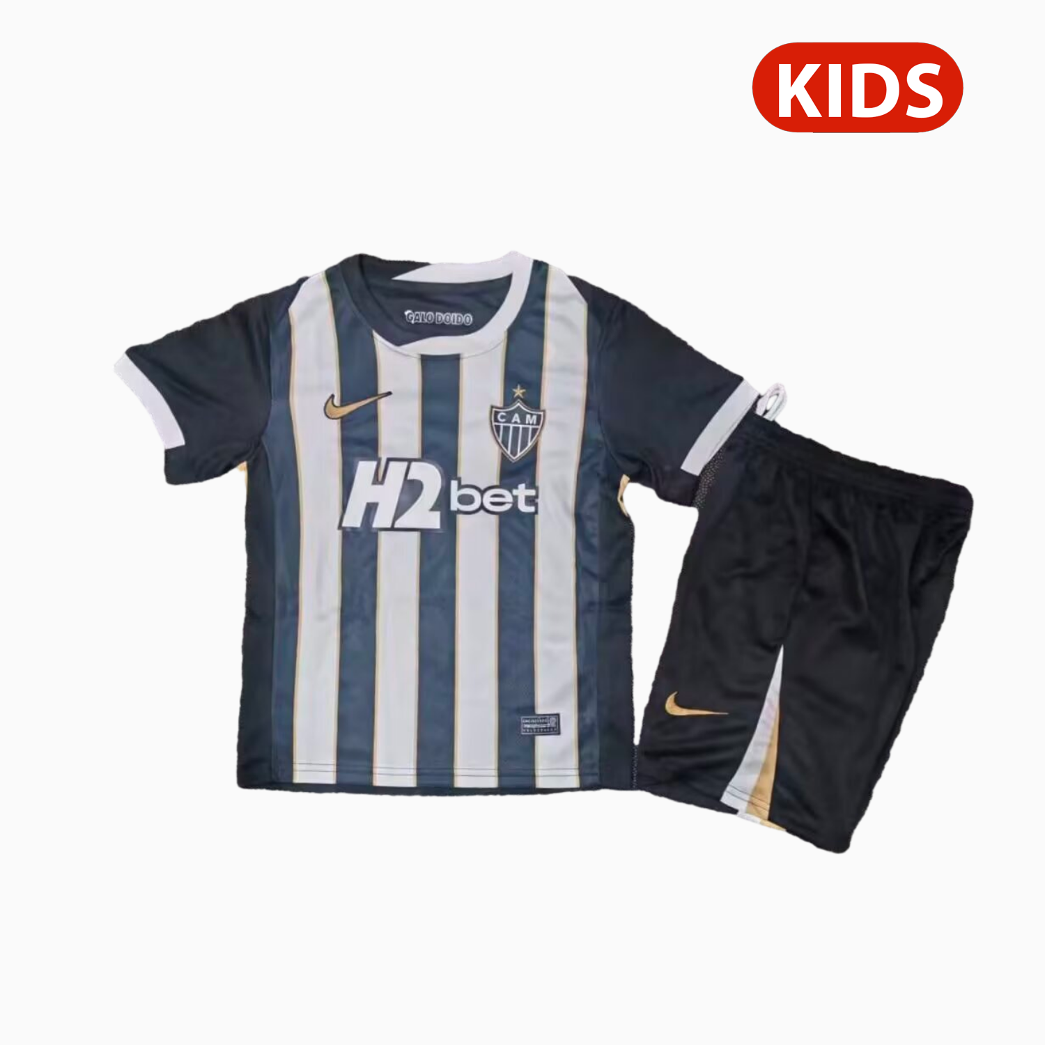 AlphaJersey-Atletico Mineiro 26-27 Home Kids Kit