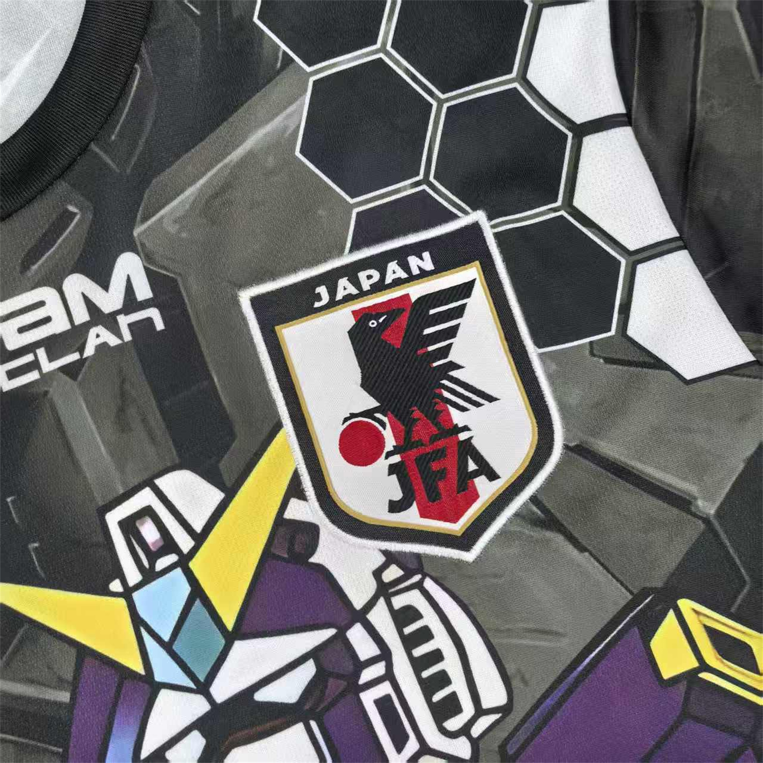 AlphaJersey-Japan 25-26 Gundam Black Special Jersey - Fans Version