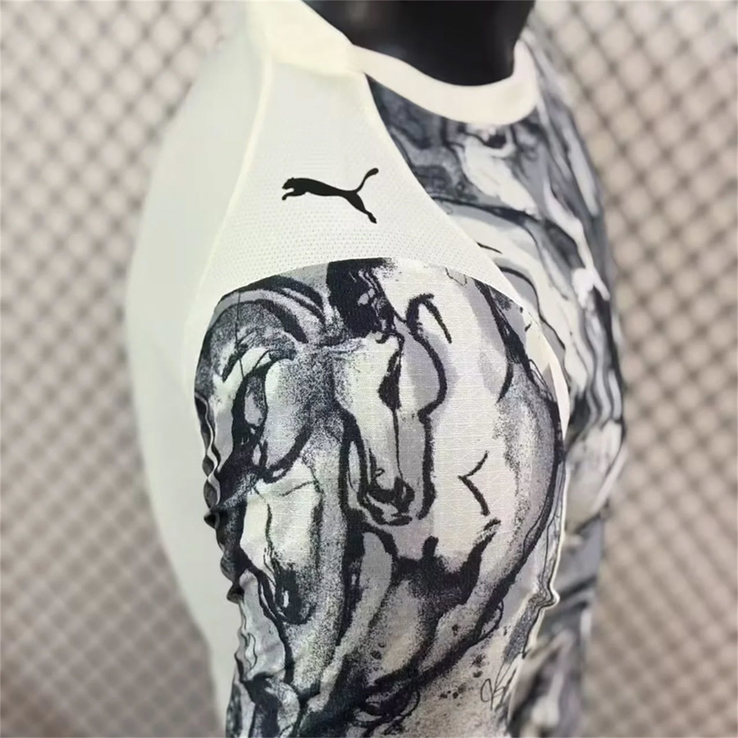 AlphaJersey-Manchester City 25-26 Year of the Horse Ink Painting Special Jersey - Player Version