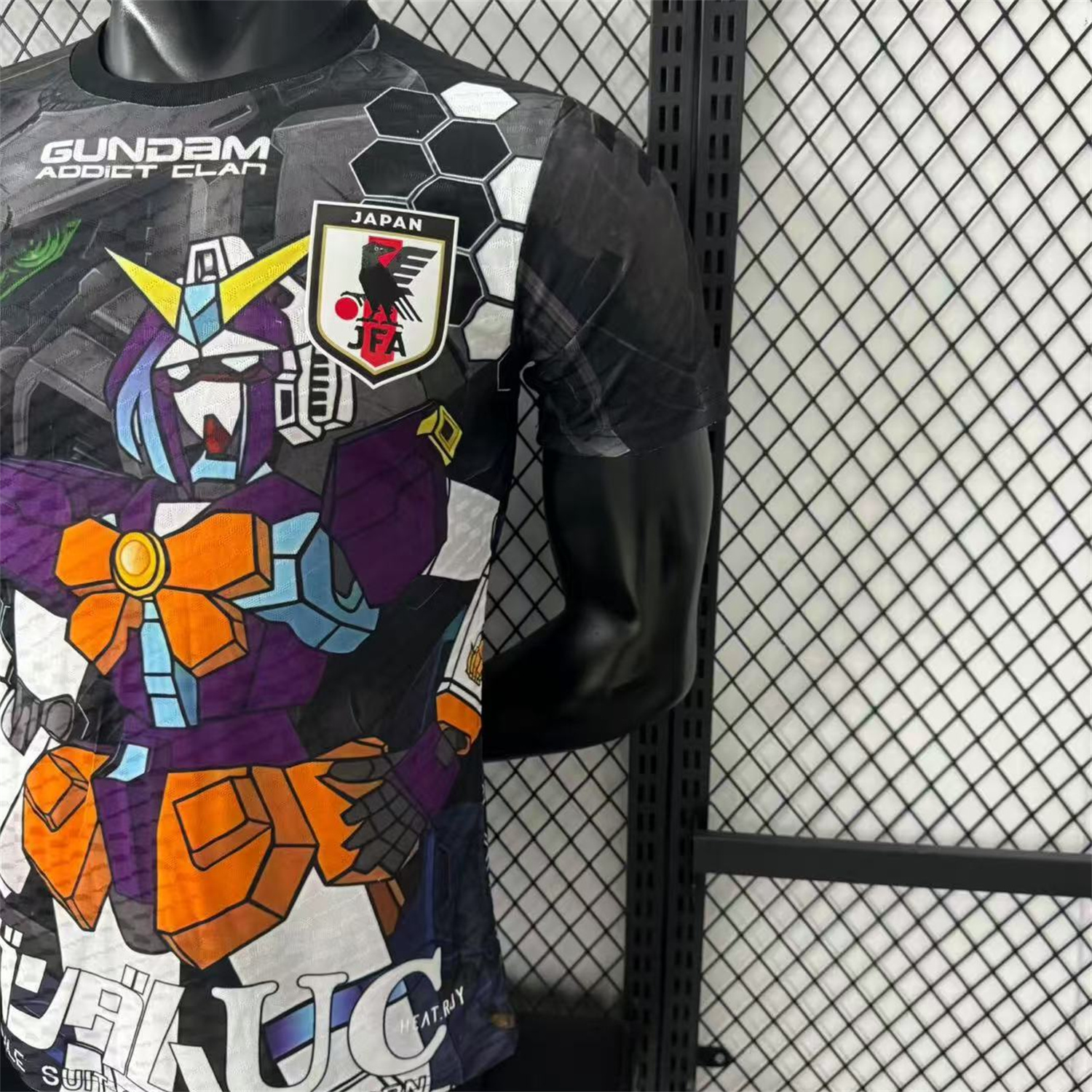 AlphaJersey-Japan 25-26 Gundam Black Special Edition Jersey - Player Version
