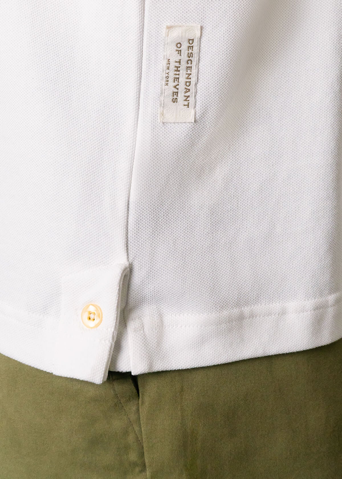 Pique Polo White | Modern Menswear by yycbvcnbmmnbm