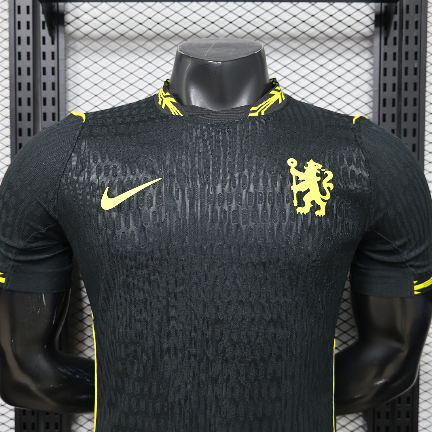 AlphaJersey-C.H.E.L.S.E.A 25-26 Black With Gold Special Jersey - Player Version