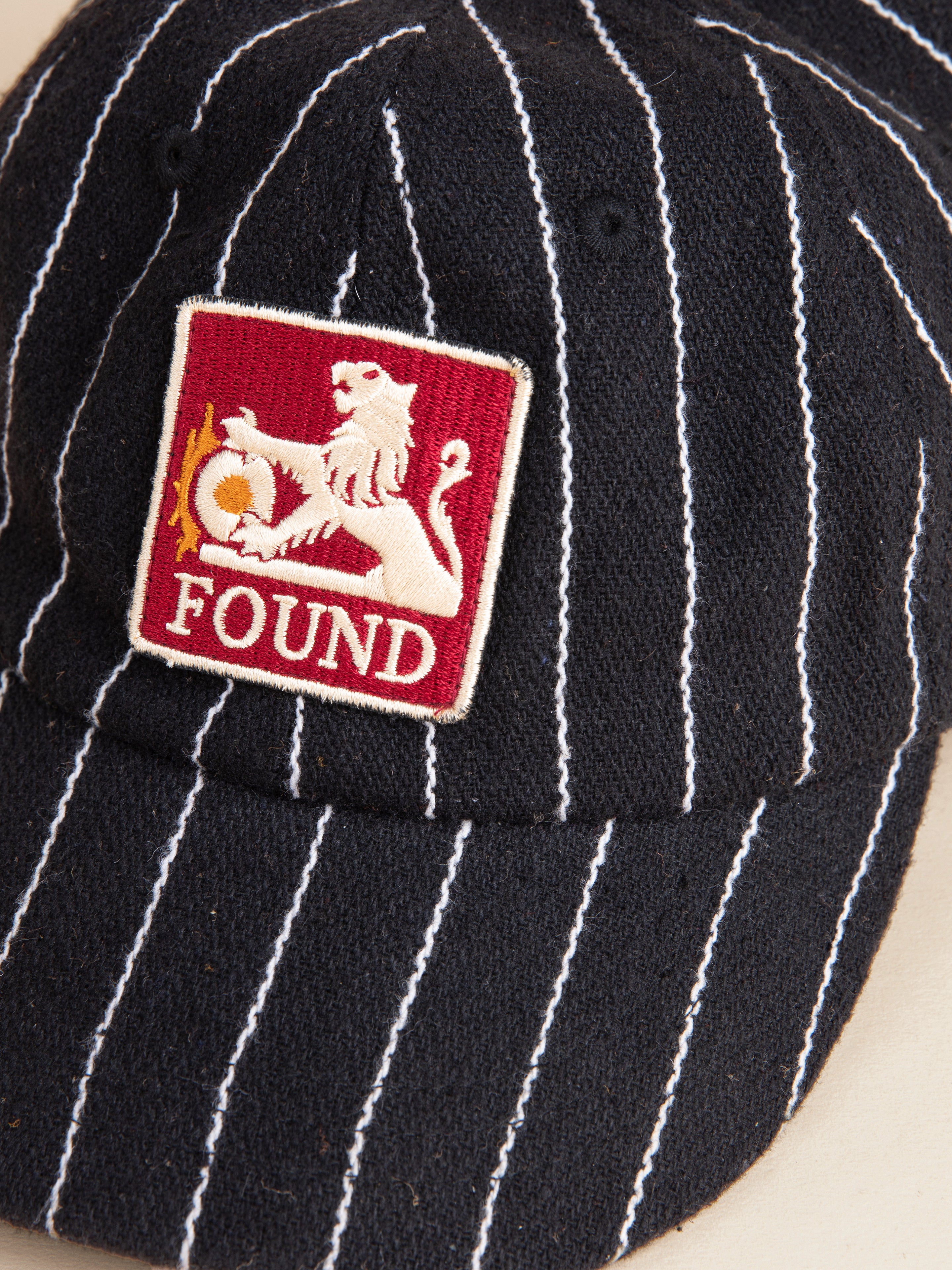 Pinstripe Lion Cap | Modern Menswear by yycbvcnbmmnbm