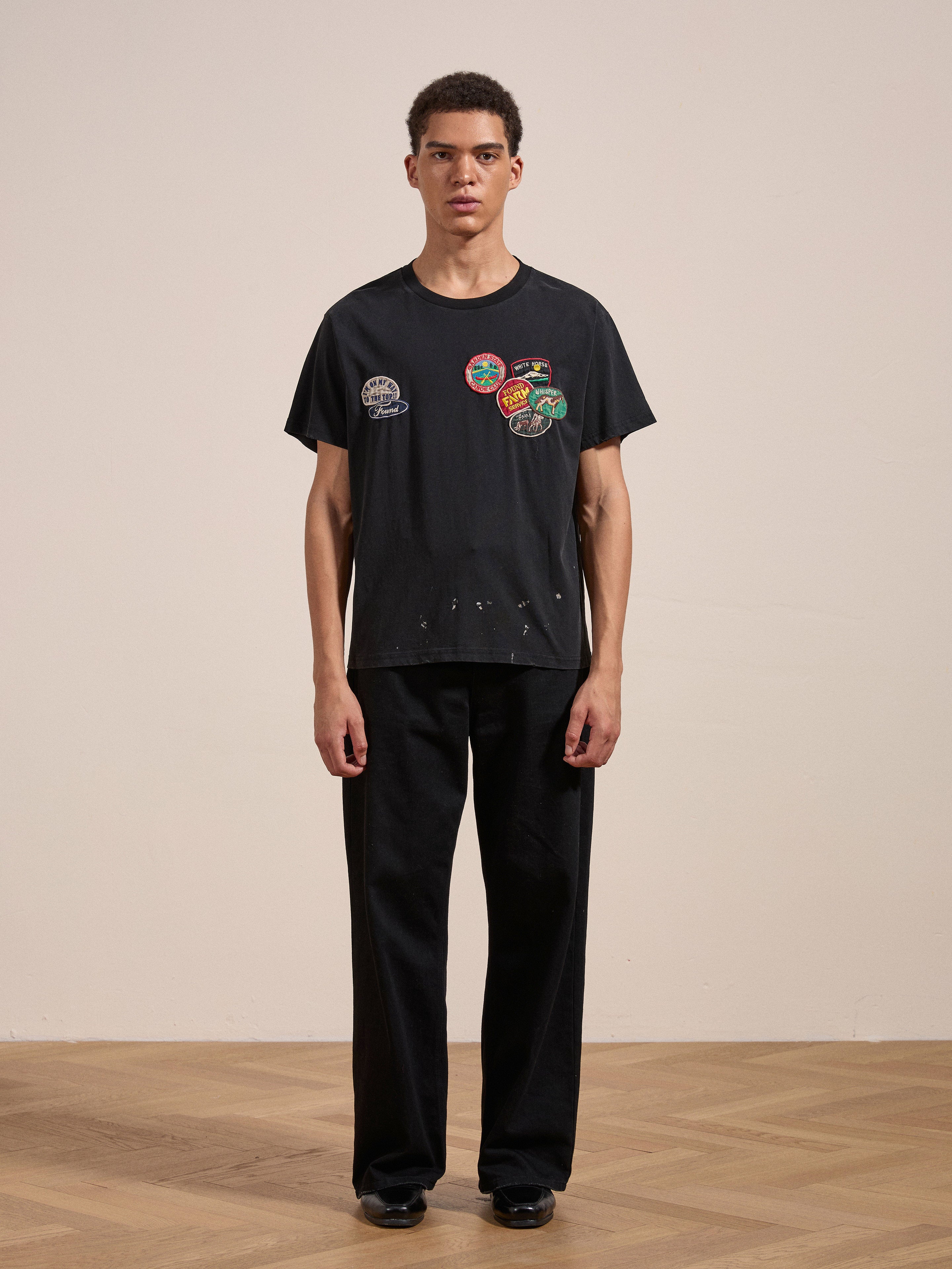 Multi Patch Washed Tee | Modern Menswear by yycbvcnbmmnbm