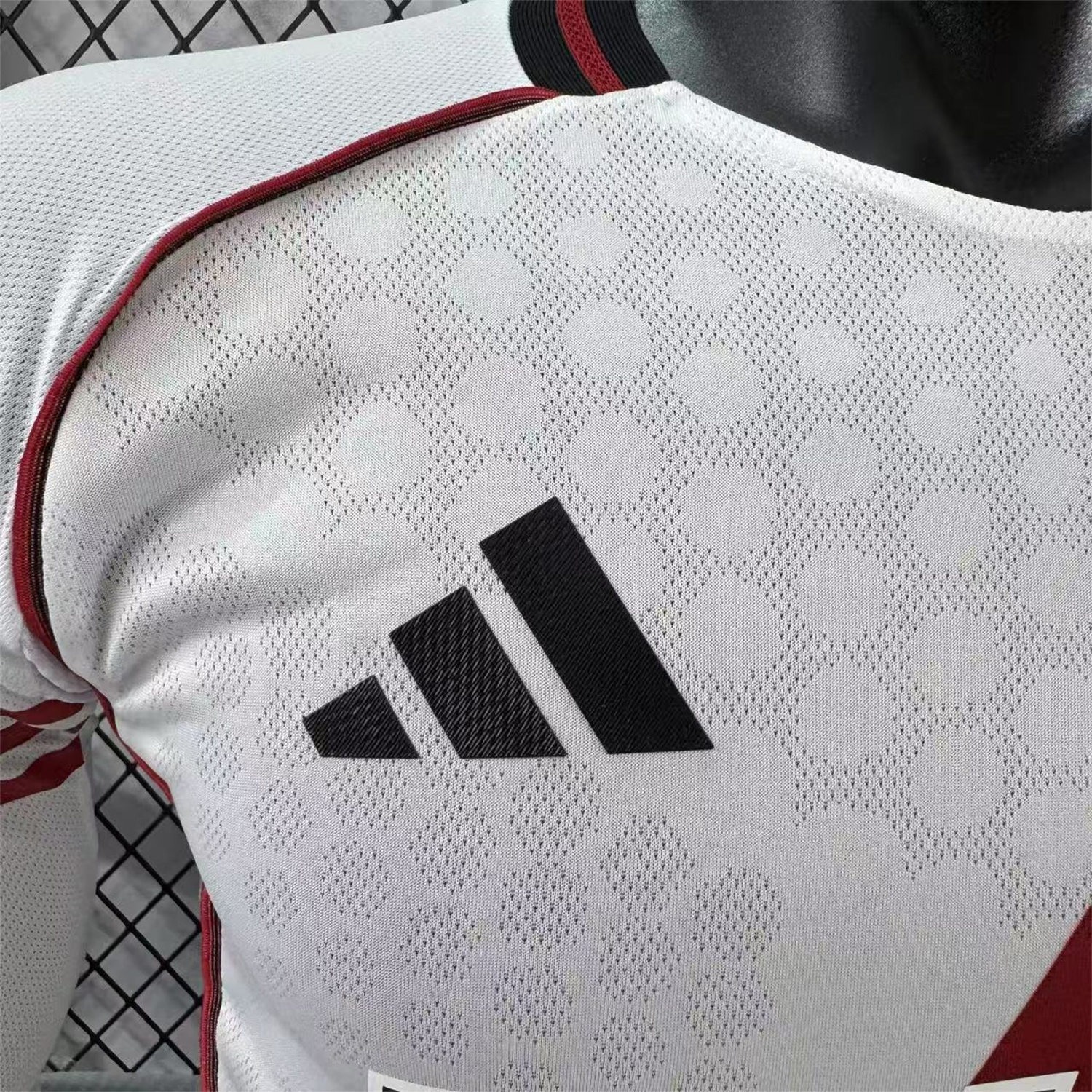 AlphaJersey-River Plate 25-26 Home Long Sleeves Jersey with New Sponsors - Player Version